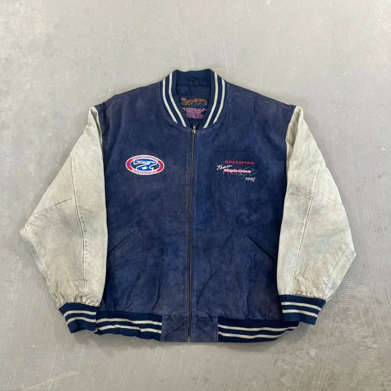 F- Vintage '98 Team Maple Grove Raceway Racing Jacket sold by HG Vintage