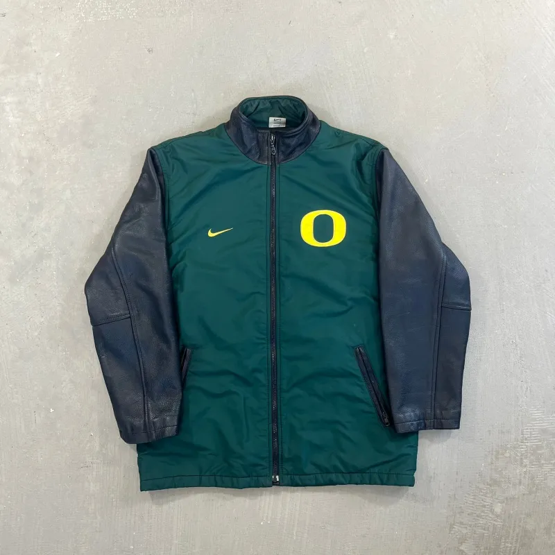 F- Vintage Nike Oregon Ducks Leather Jacket sold by HG Vintage