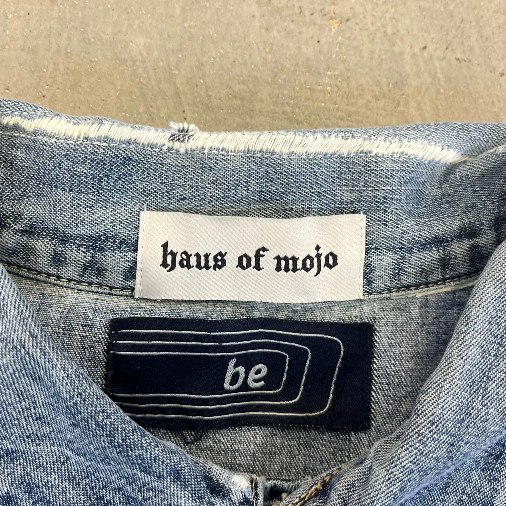 F- HOM AC/DC Nirvana Reworked Custom Denim Jacket sold by HG Vintage product image thumbnail 3