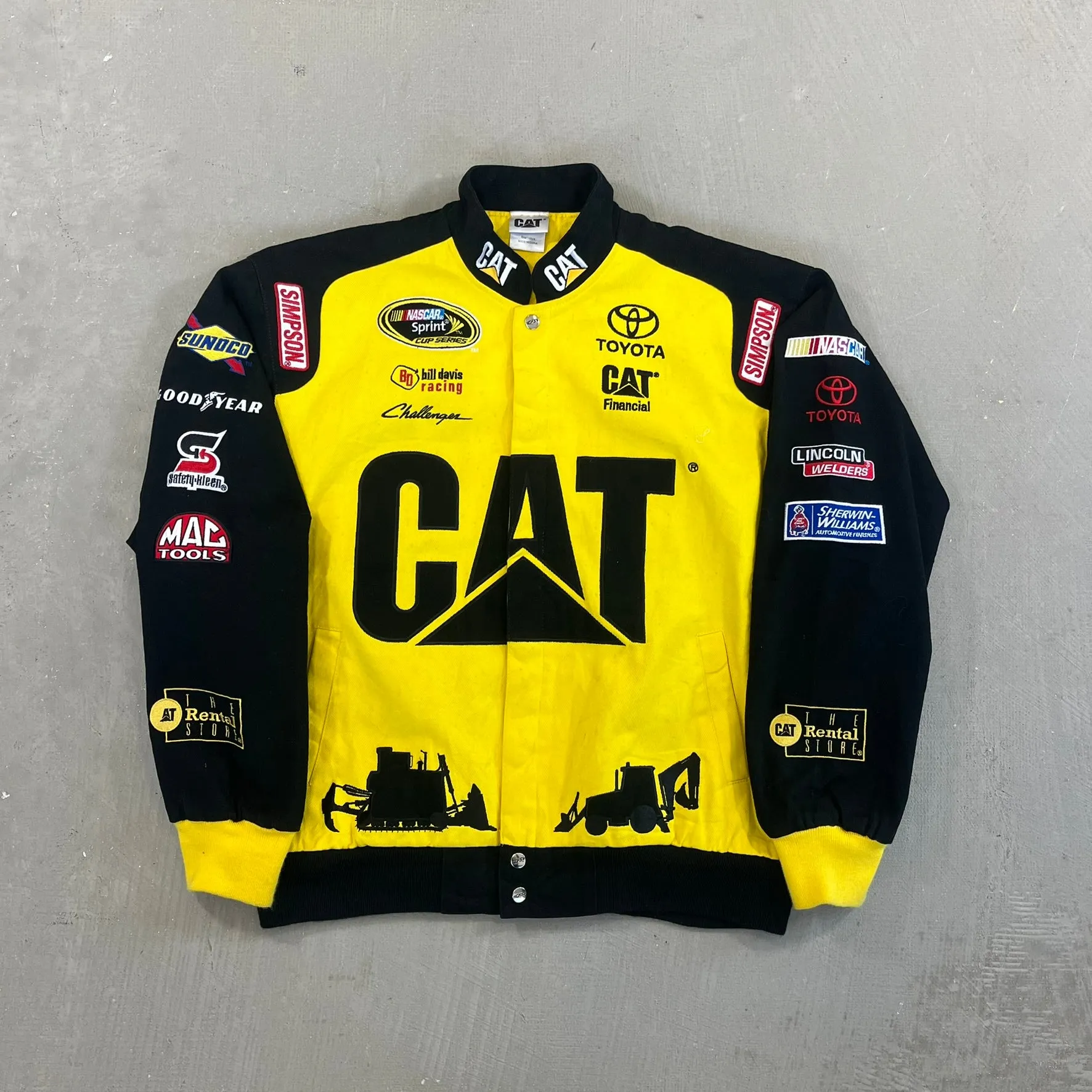 F- Vintage Nascar CAT Sprint Cup Series Racing Jackets sold by HG Vintage