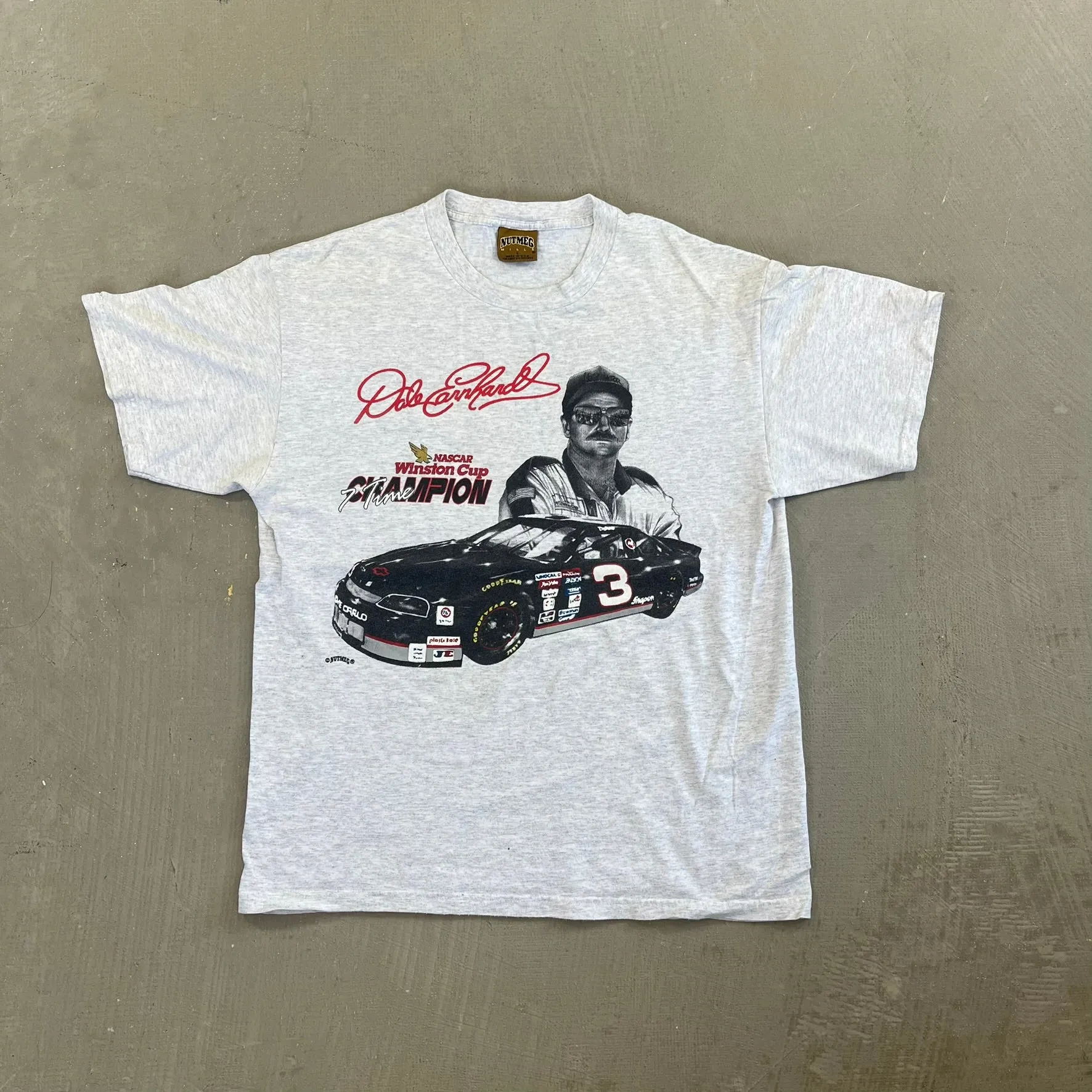 F- Vintage Nascar Nutmeg Dale Earnhardt 7 Time Winners sold by HG Vintage