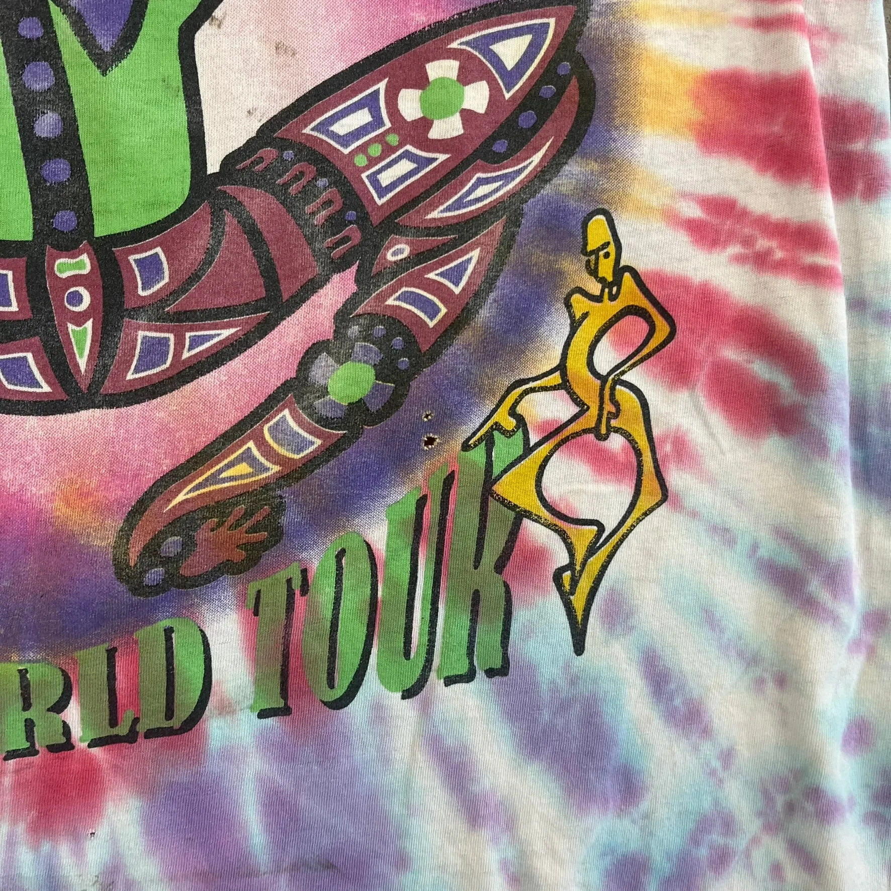 F- Vintage '97 The Dave Matthews Band World Tour Tie Dye Single Stitch Tee sold by HG Vintage product image thumbnail 4