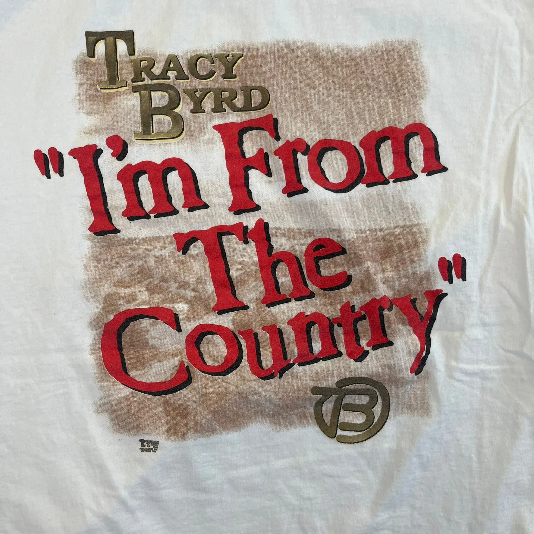 F- Vintage '99 Tracy Byrd Im From The Country Tour Tee sold by HG Vintage product image thumbnail 4