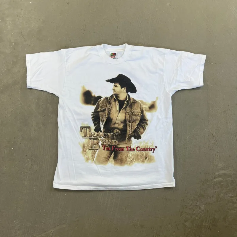 F- Vintage '99 Tracy Byrd Im From The Country Tour Tee made by HG Vintage