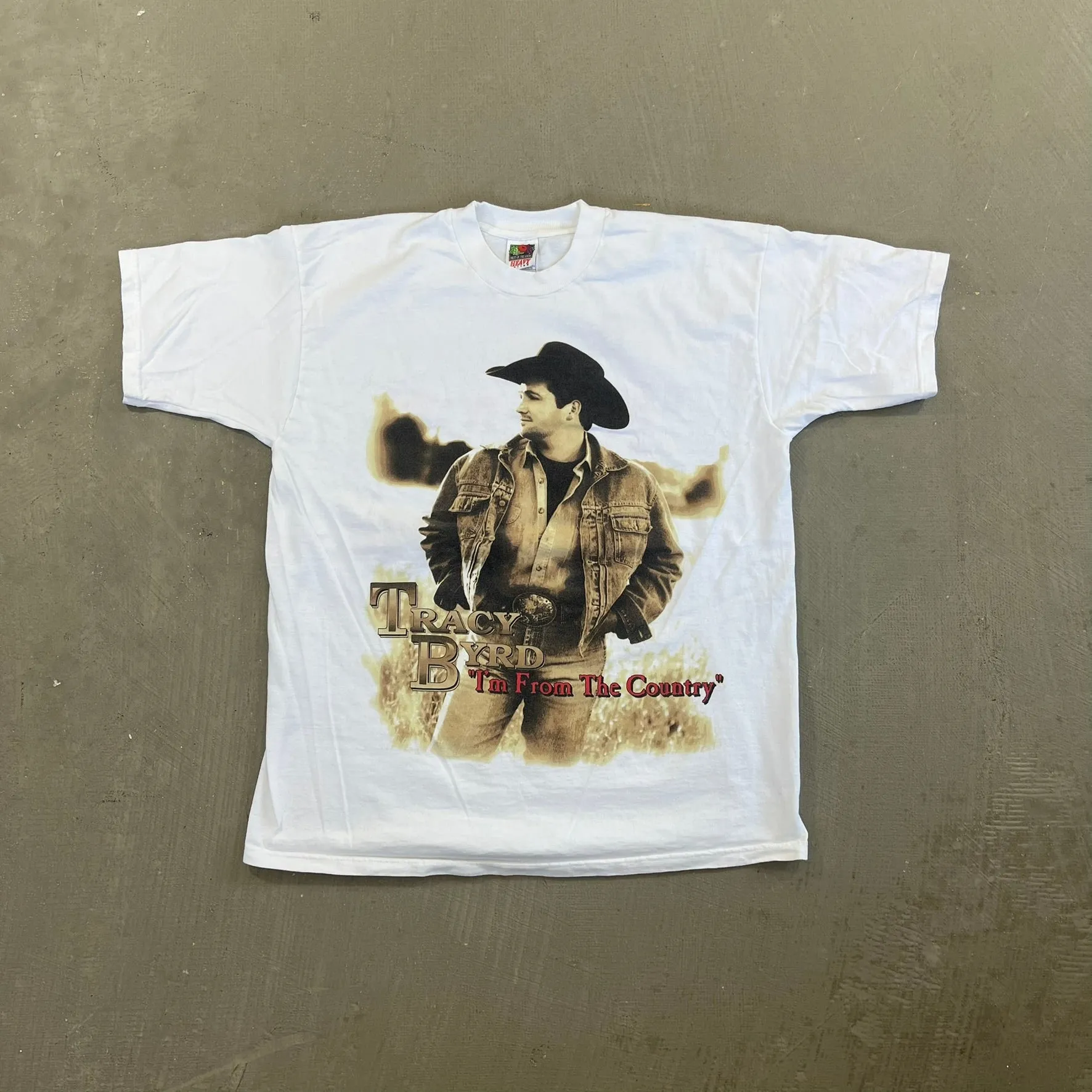 F- Vintage '99 Tracy Byrd Im From The Country Tour Tee sold by HG Vintage