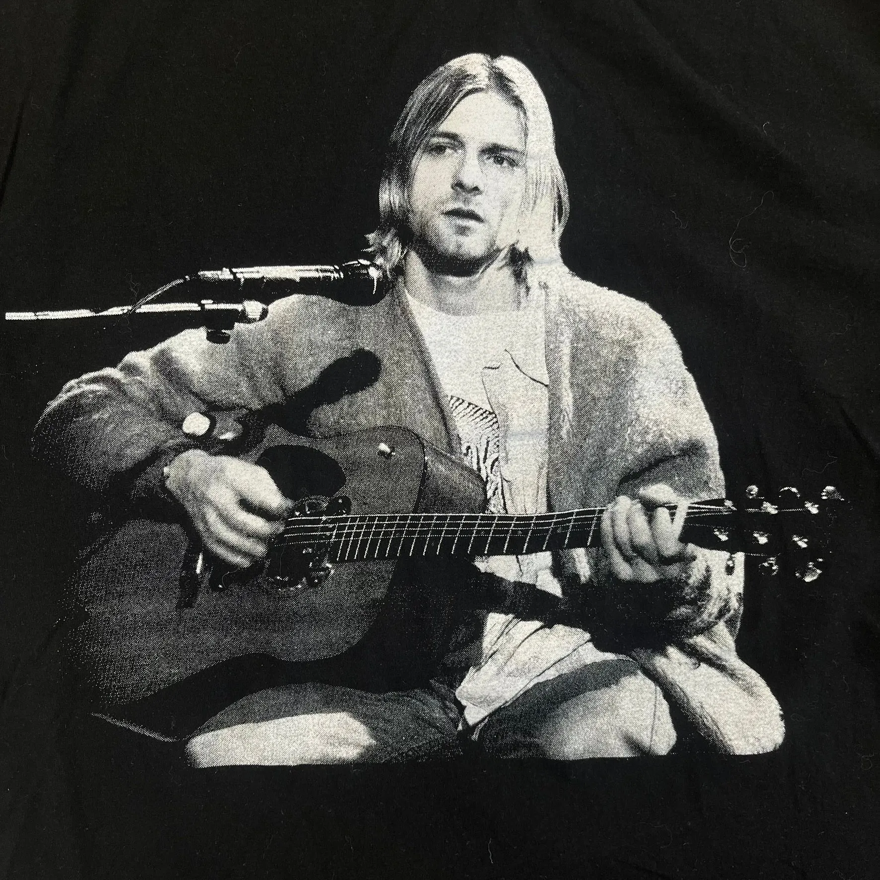 F- Kurt Cobain Playing Guitar Tee sold by HG Vintage product image thumbnail 2