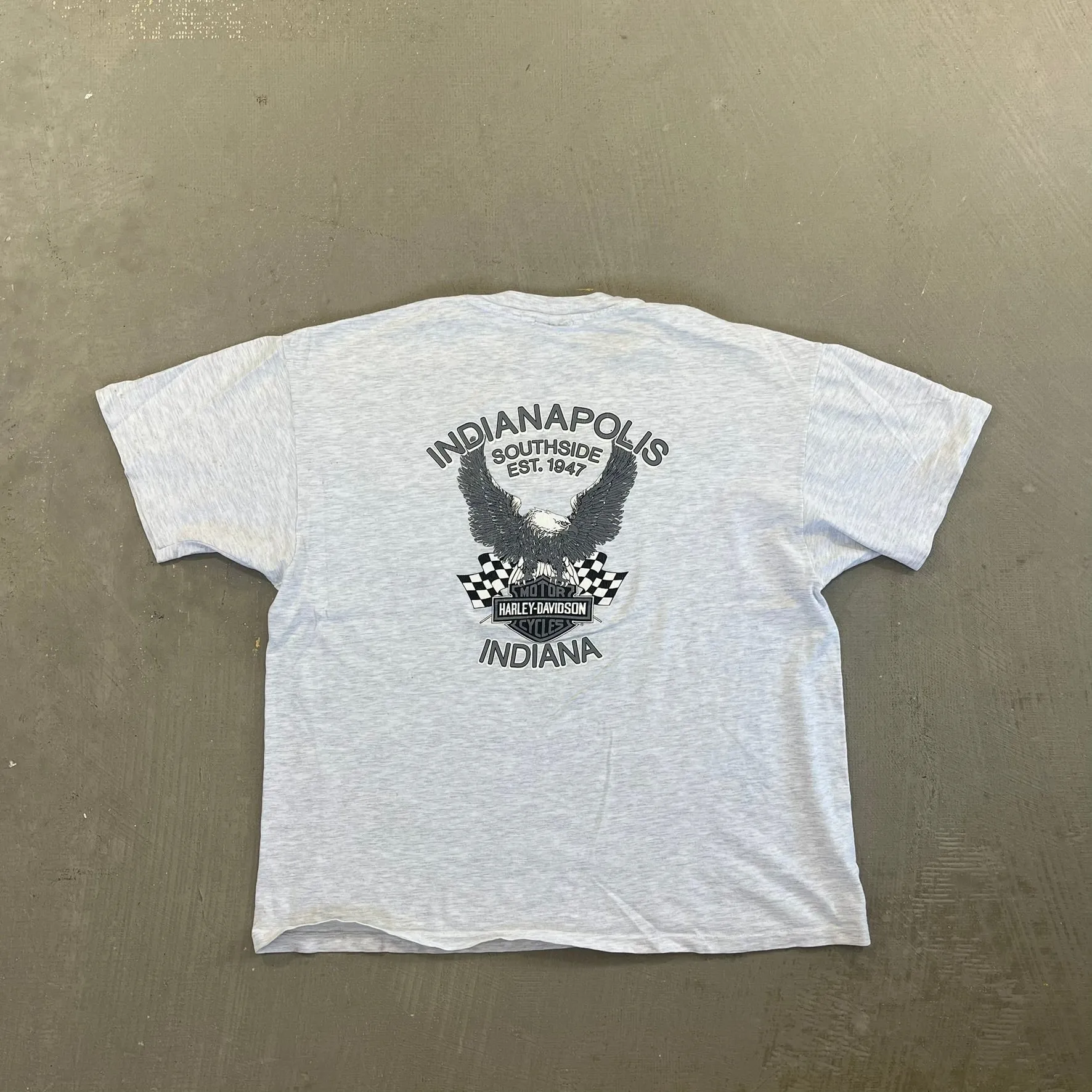 F- Vintage Harley Davidson Indiana Pocket Single Stitch Tee sold by HG Vintage product image thumbnail 5