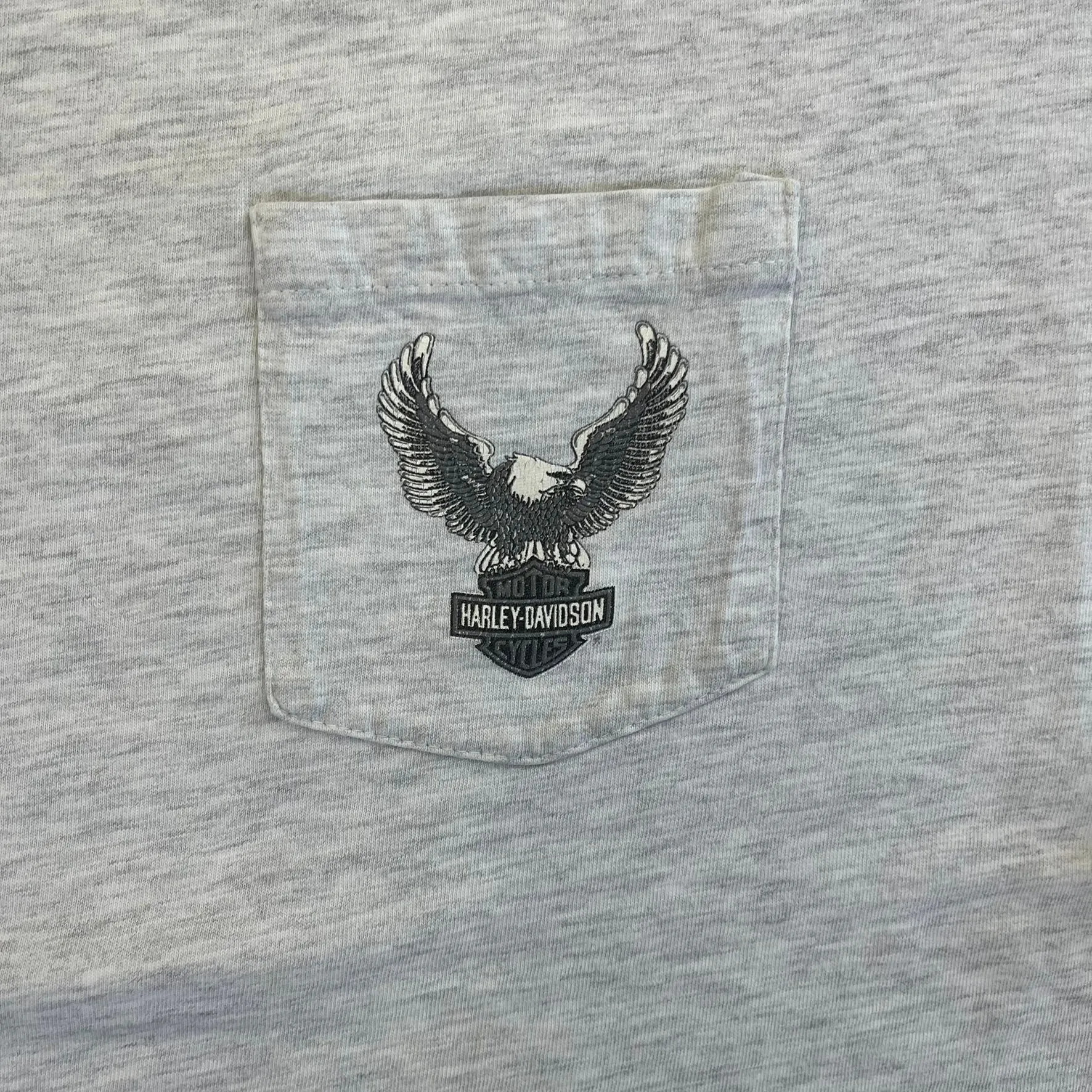 F- Vintage Harley Davidson Indiana Pocket Single Stitch Tee sold by HG Vintage product image thumbnail 2