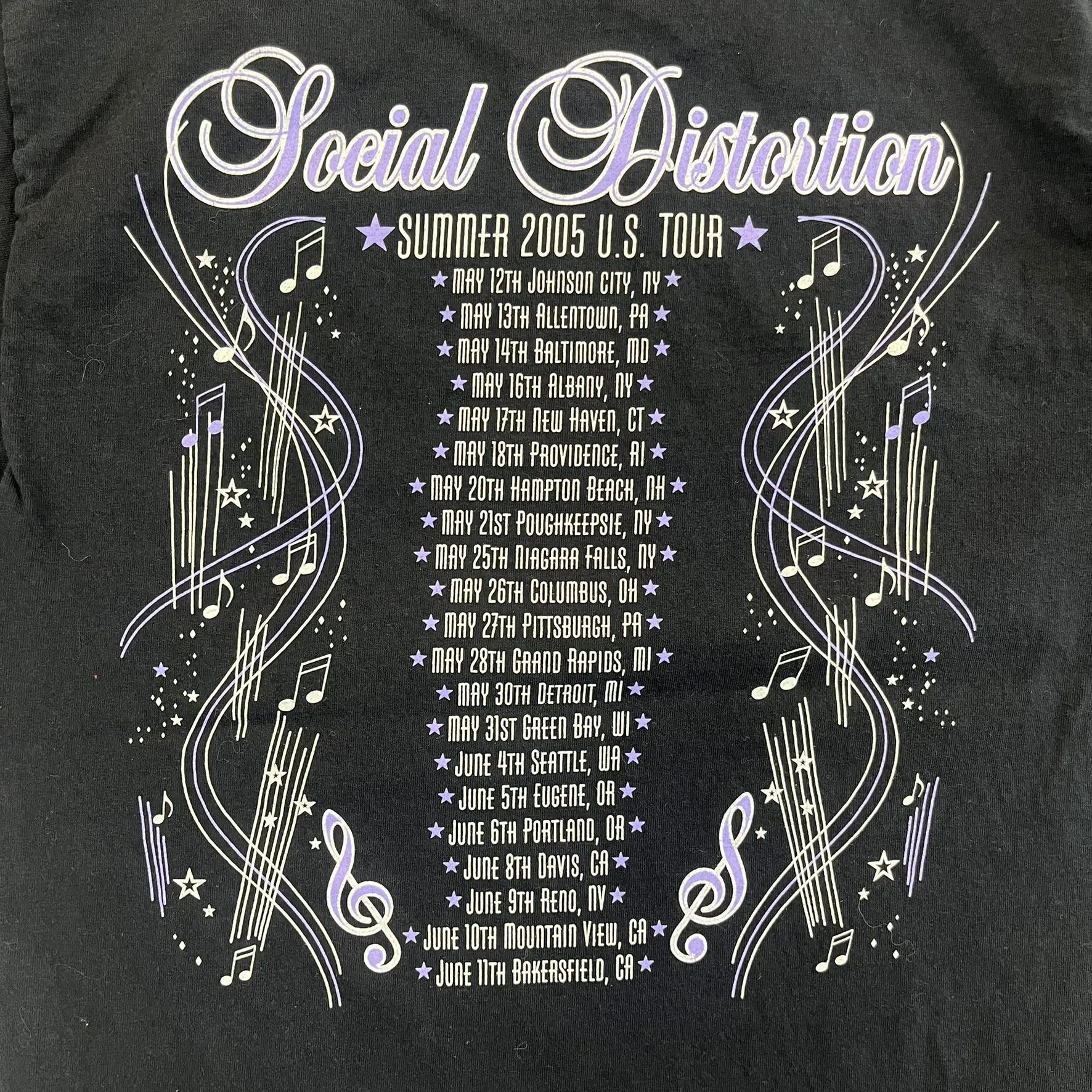 F- Vintage '05 Social Distortion Sex Love & Rock N Roll Picture Tour Tee sold by HG Vintage product image thumbnail 4