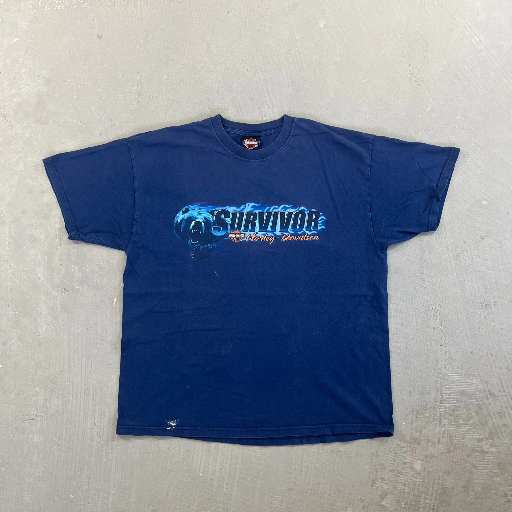 F- Vintage '02 Harley Davidson Gettysburg Pa Survivor Tee sold by HG Vintage