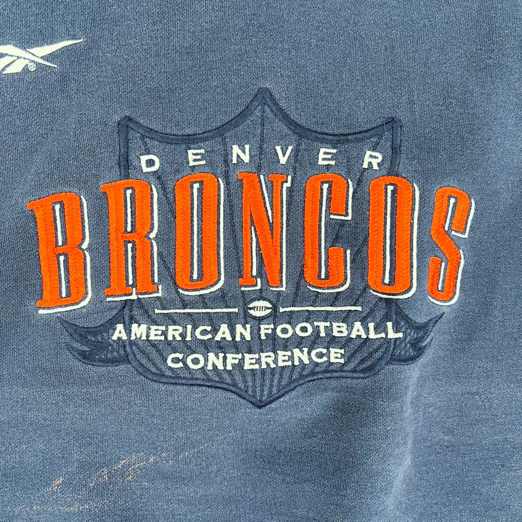 F- Vintage Denver Broncos NFL Reebok Pro Line Embroidered Text Crewneck sold by HG Vintage product image thumbnail 2