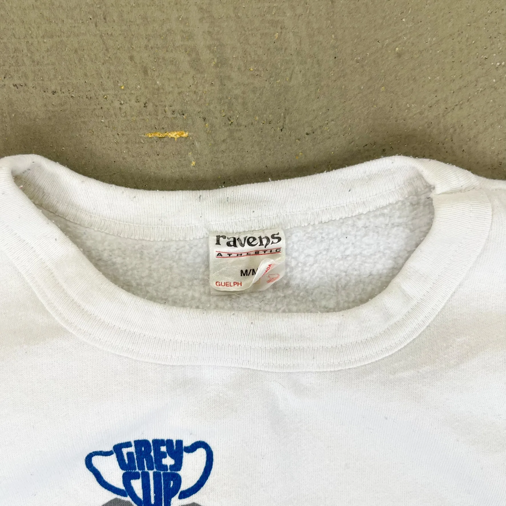 F- Vintage '89 Saskatchewan RoughRiders CFL Grey Cup Champs Crewneck sold by HG Vintage product image thumbnail 3
