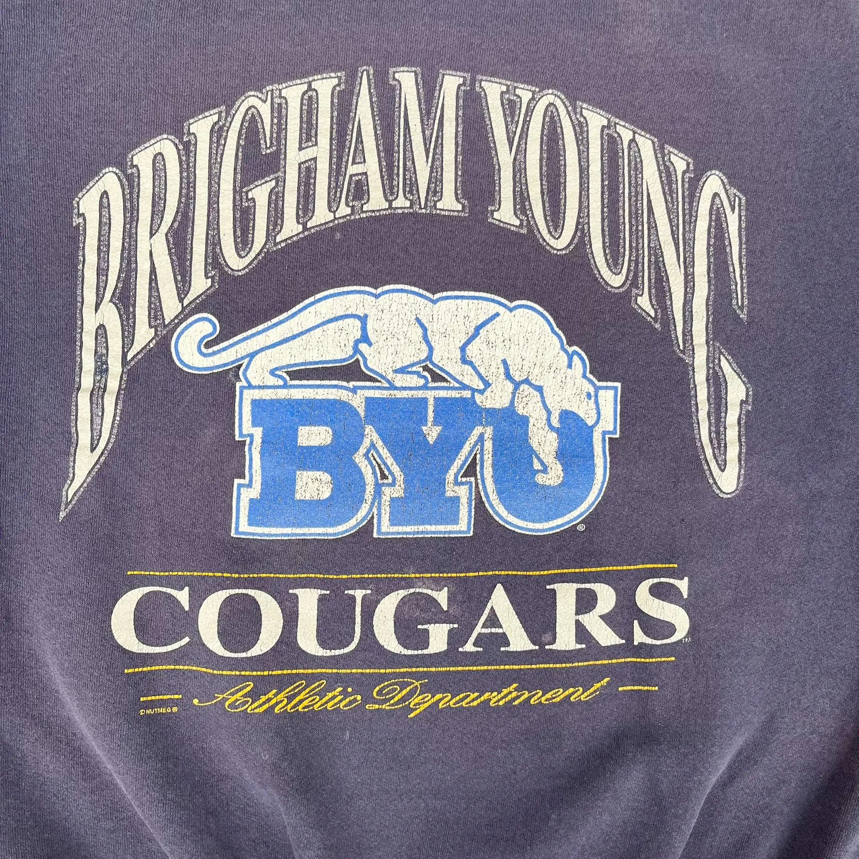 F- Vintage Bringham Young University Cougars Lee Graphic Crewneck sold by HG Vintage product image thumbnail 2