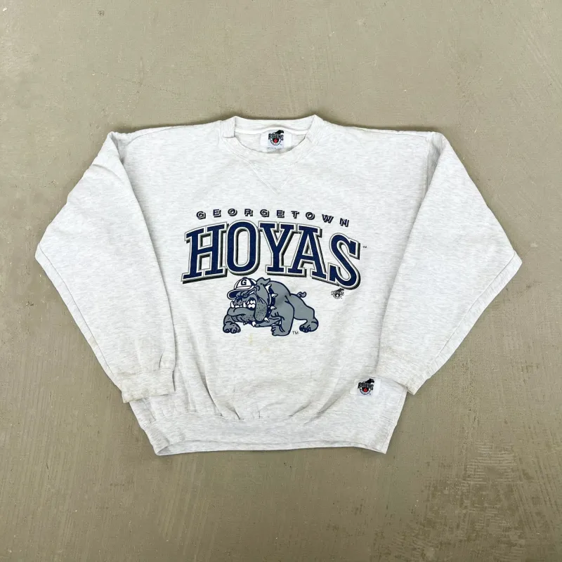 F- Vintage Georgetown University Hoyas Mascot Ravens Tag Crewneck sold by HG Vintage
