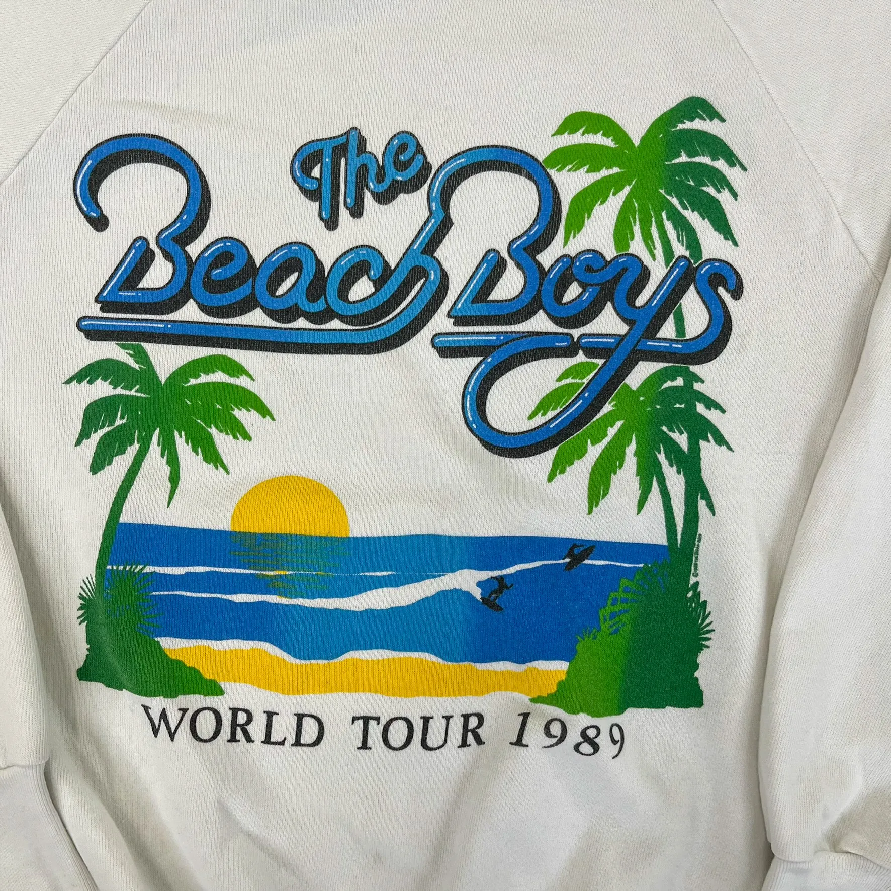 F- Vintage '89 The Beach Boys World Tour Graphic Anvil Tag Crewneck sold by HG Vintage product image thumbnail 2