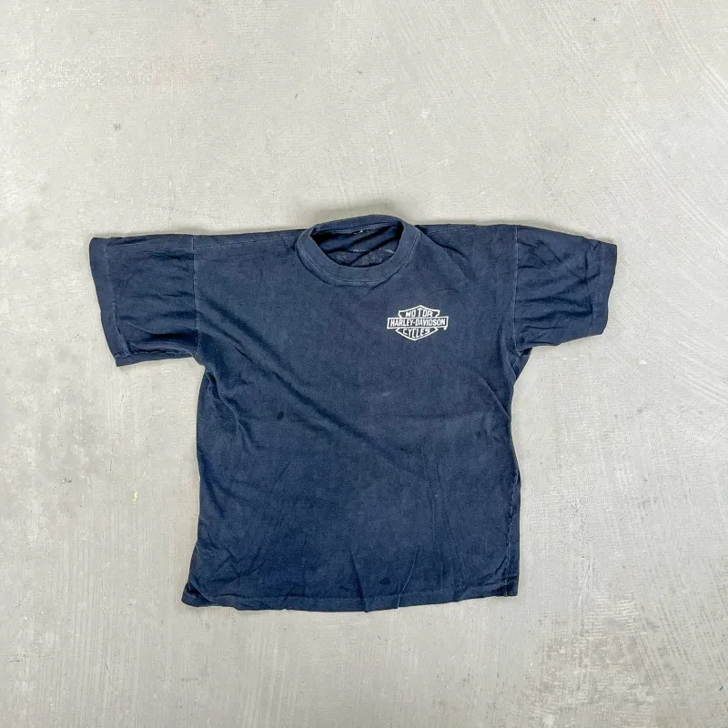 F- Vintage Harley Davidson Hong Kong Chapter Single Stitch Tee sold by HG Vintage