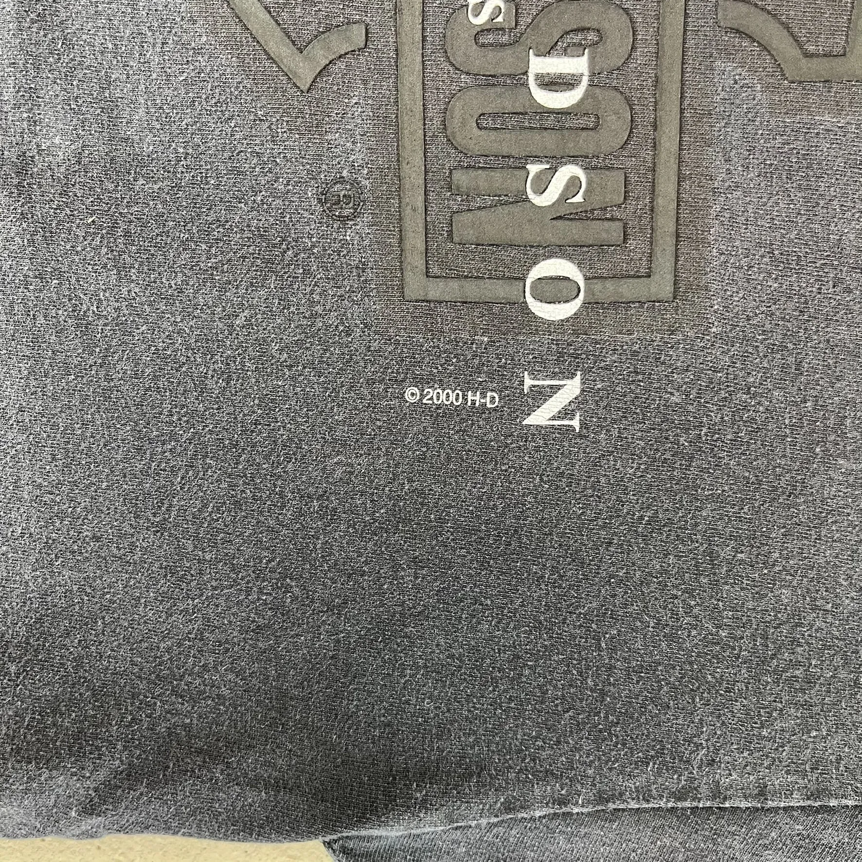 F- Vintage '00 Harley Davidson Laughlin Run Text Tee sold by HG Vintage product image thumbnail 3