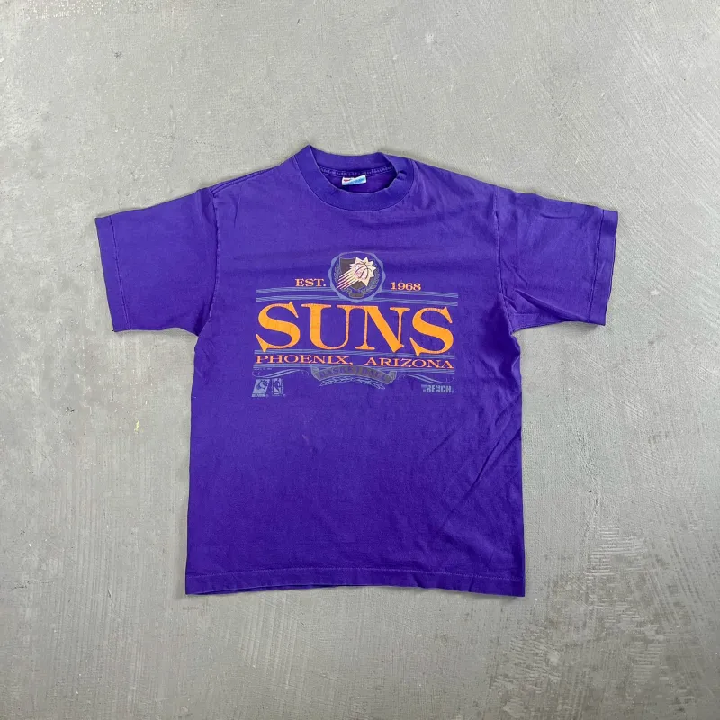 F- Vintage '92 Phoenix Suns NBA Text & Logo Single Stitch Tee sold by HG Vintage