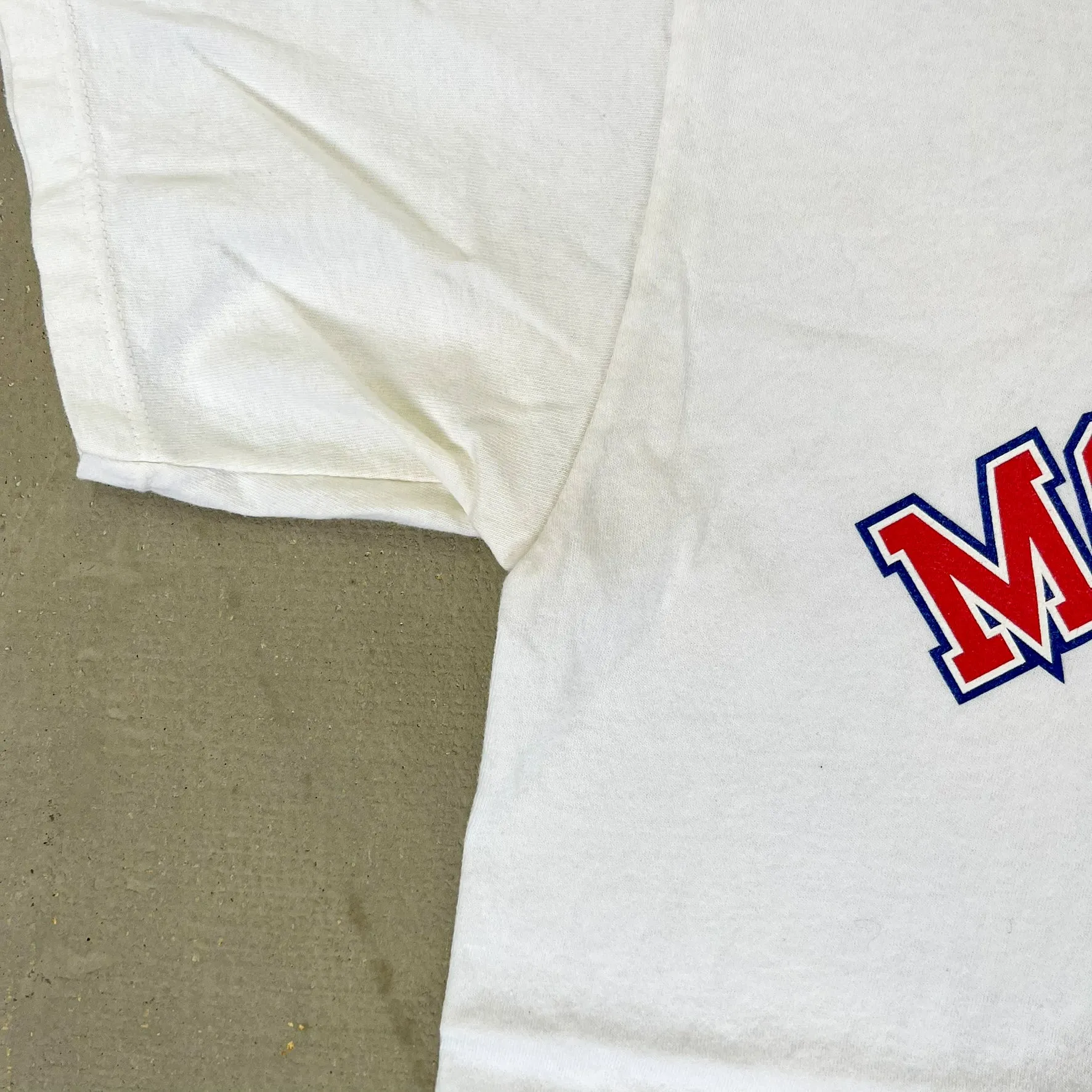 F- Vintage Montreal Canadiens NHL Bulletin Goalie Mask & Beanie Tee sold by HG Vintage product image thumbnail 5