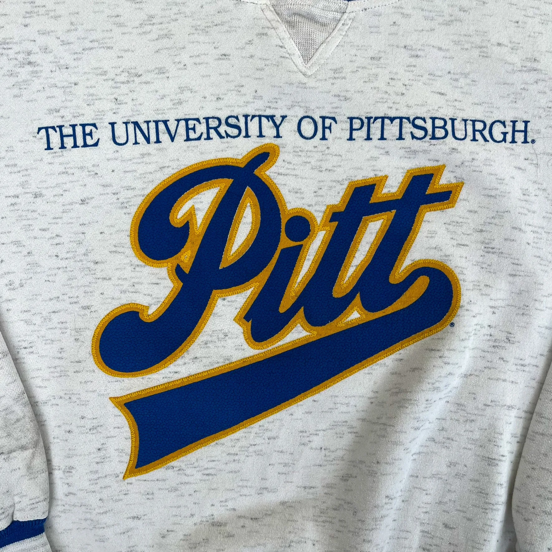 F- Vintage University Of Pittsburgh Panthers Text Crewneck sold by HG Vintage product image thumbnail 2