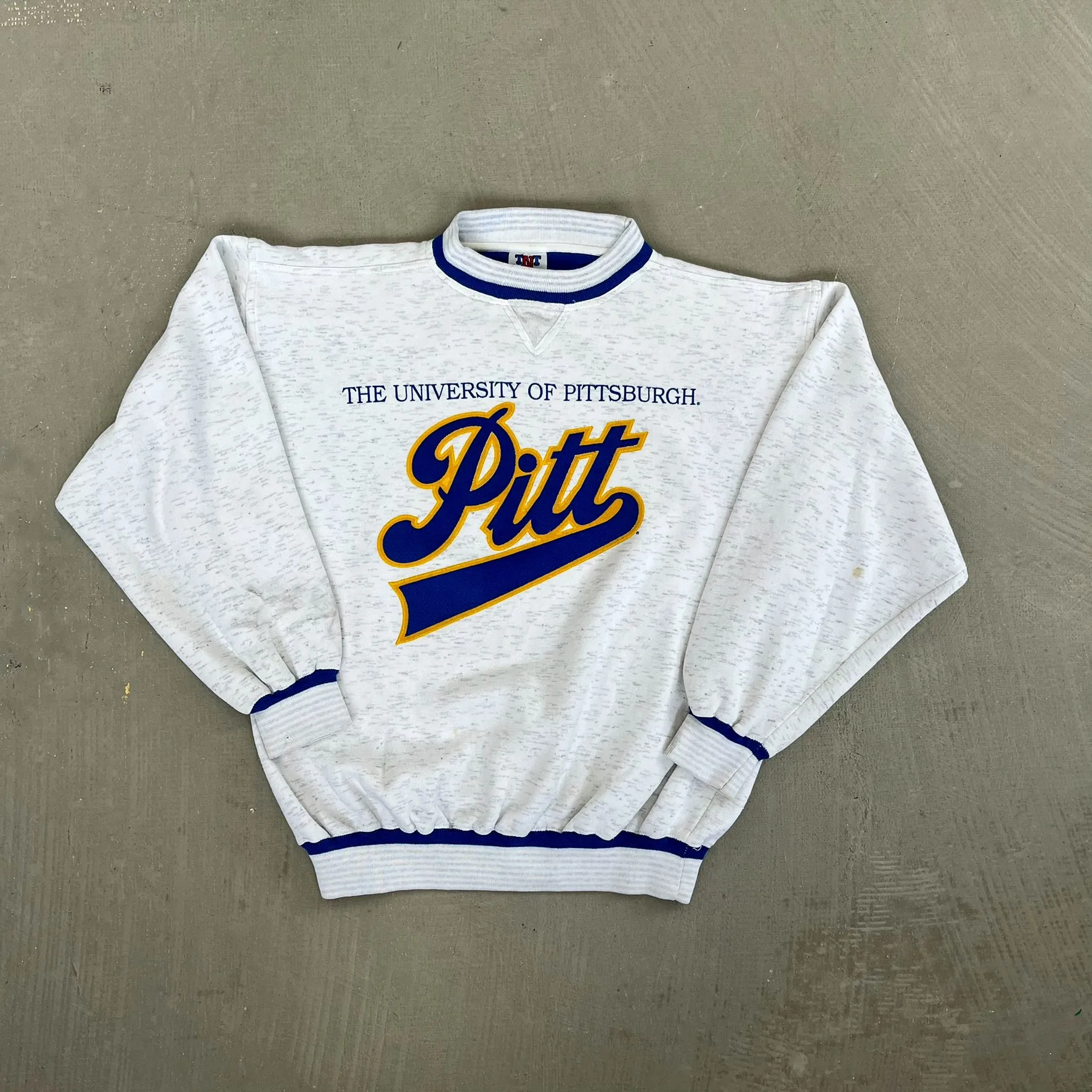 F- Vintage University Of Pittsburgh Panthers Text Crewneck sold by HG Vintage