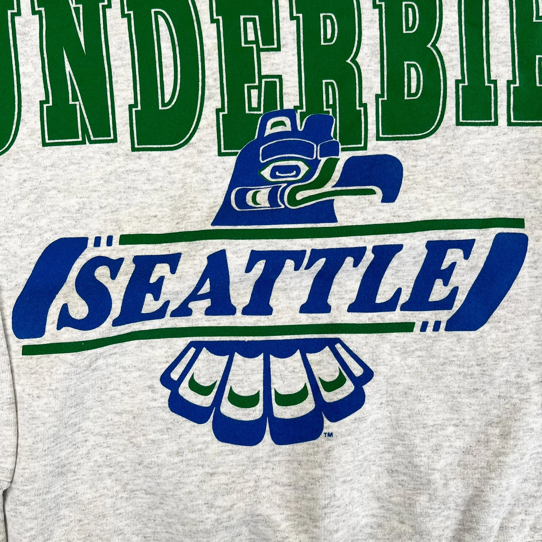 F- Vintage Seattle Thunderbirds Hockey Team Graphic Crewneck sold by HG Vintage product image thumbnail 2