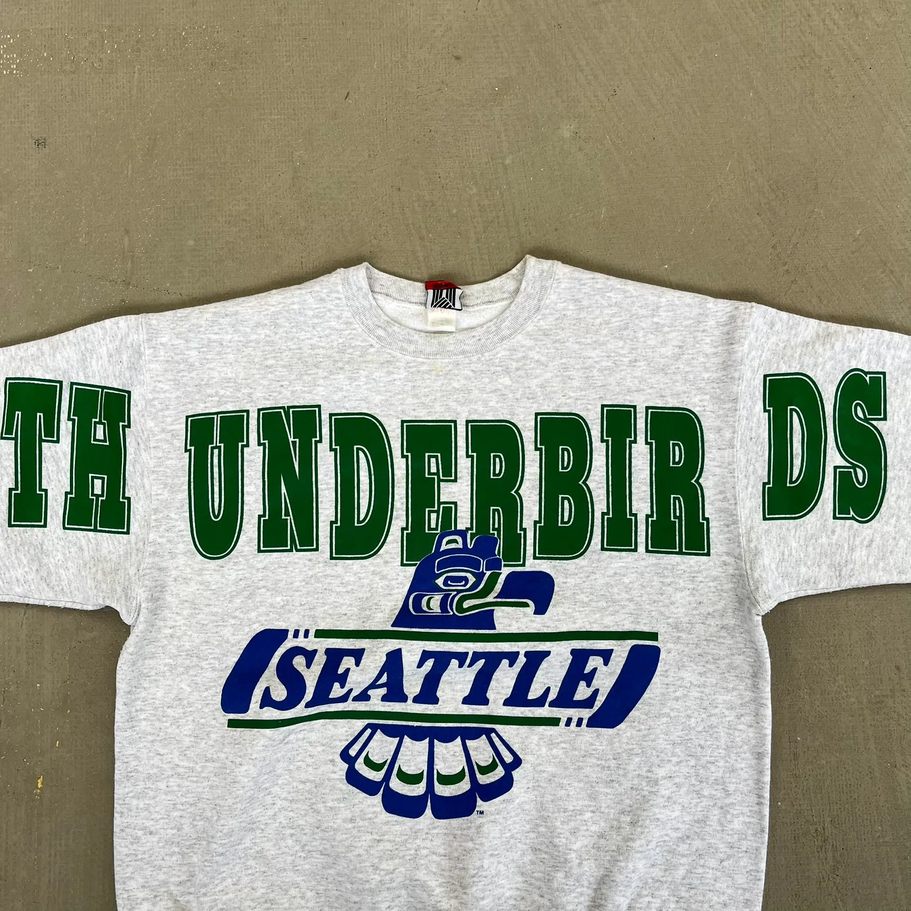 F- Vintage Seattle Thunderbirds Hockey Team Graphic Crewneck sold by HG Vintage product image thumbnail 3
