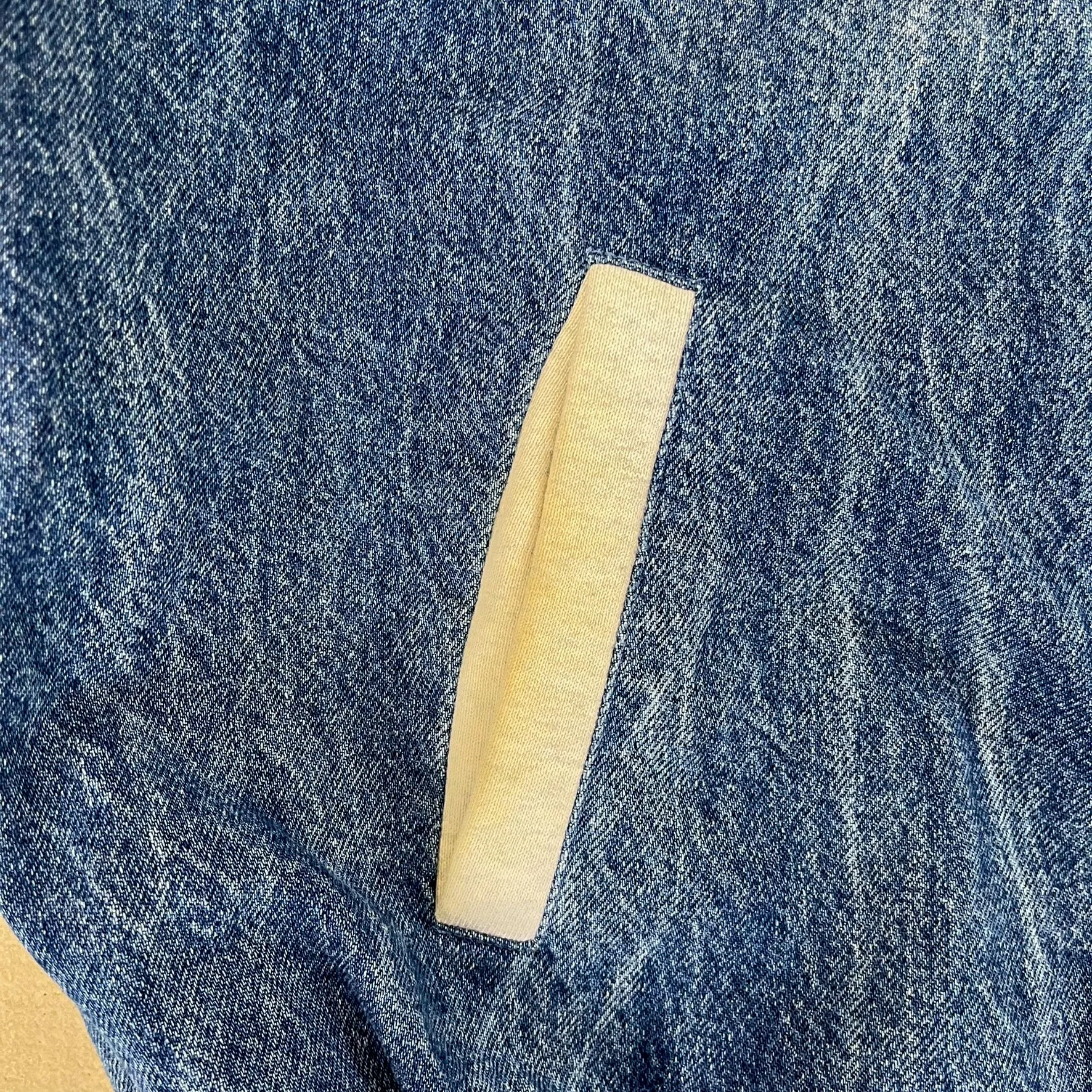 F- Vintage Nike Embroidered Swoosh Sweatshirt Denim Jacket sold by HG Vintage product image thumbnail 3