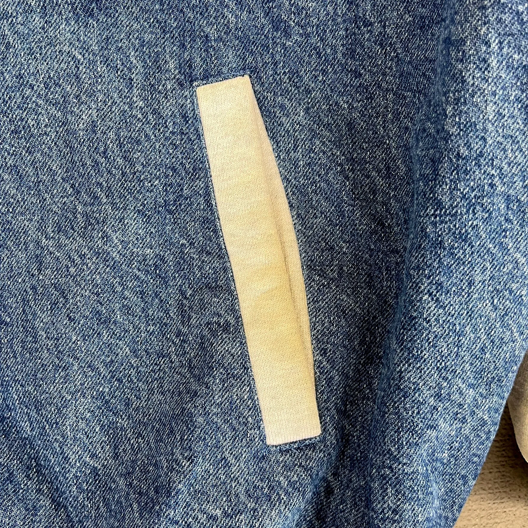 F- Vintage Nike Embroidered Swoosh Sweatshirt Denim Jacket sold by HG Vintage product image thumbnail 4