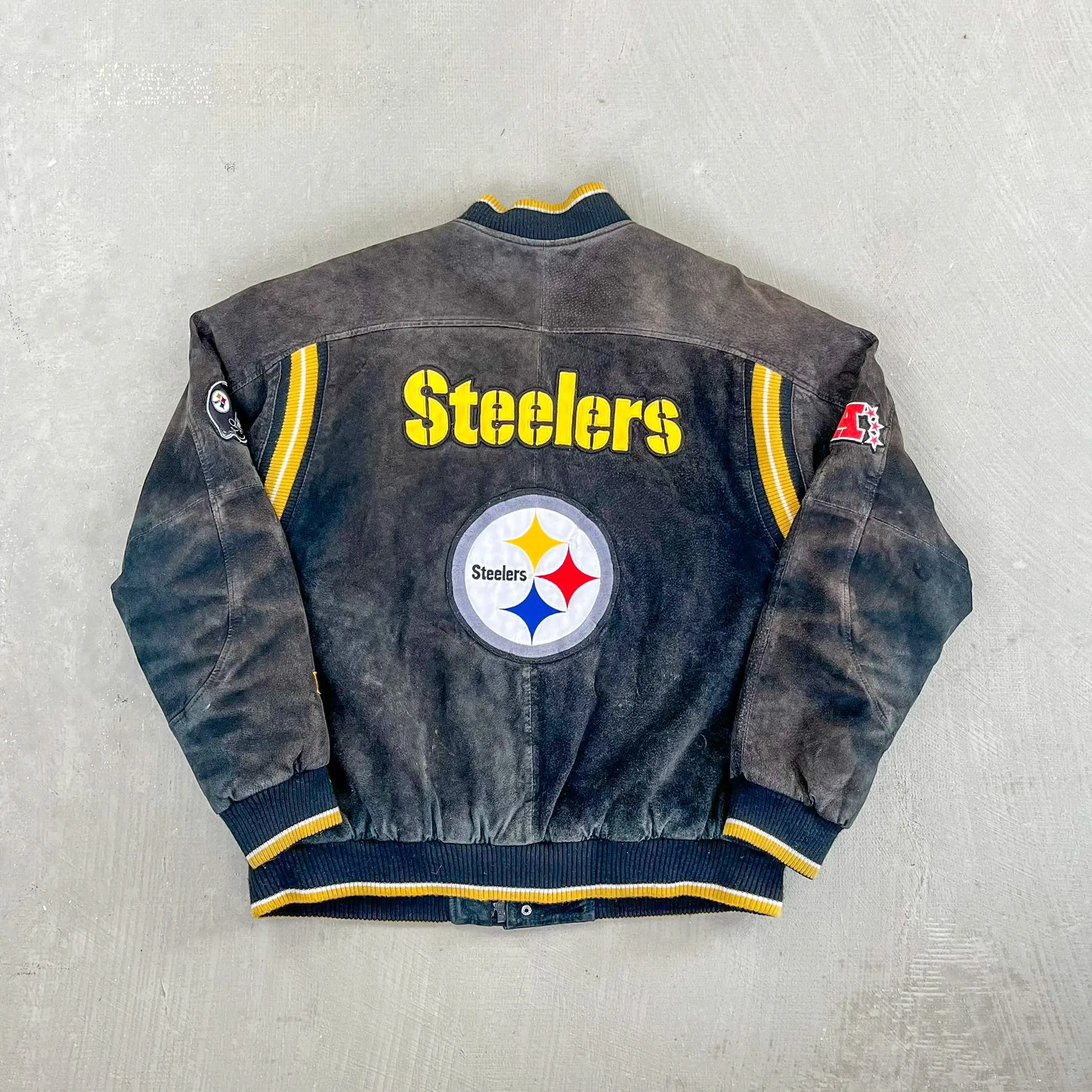 F- Vintage Pittsburgh Steelers NFL Suede Jacket sold by HG Vintage product image thumbnail 5