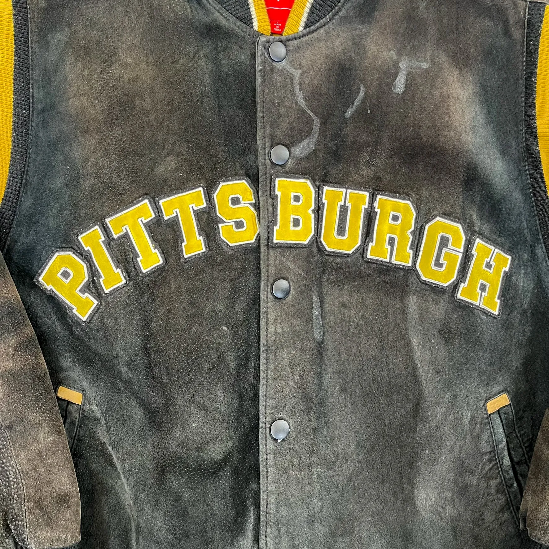 F- Vintage Pittsburgh Steelers NFL Suede Jacket sold by HG Vintage product image thumbnail 2