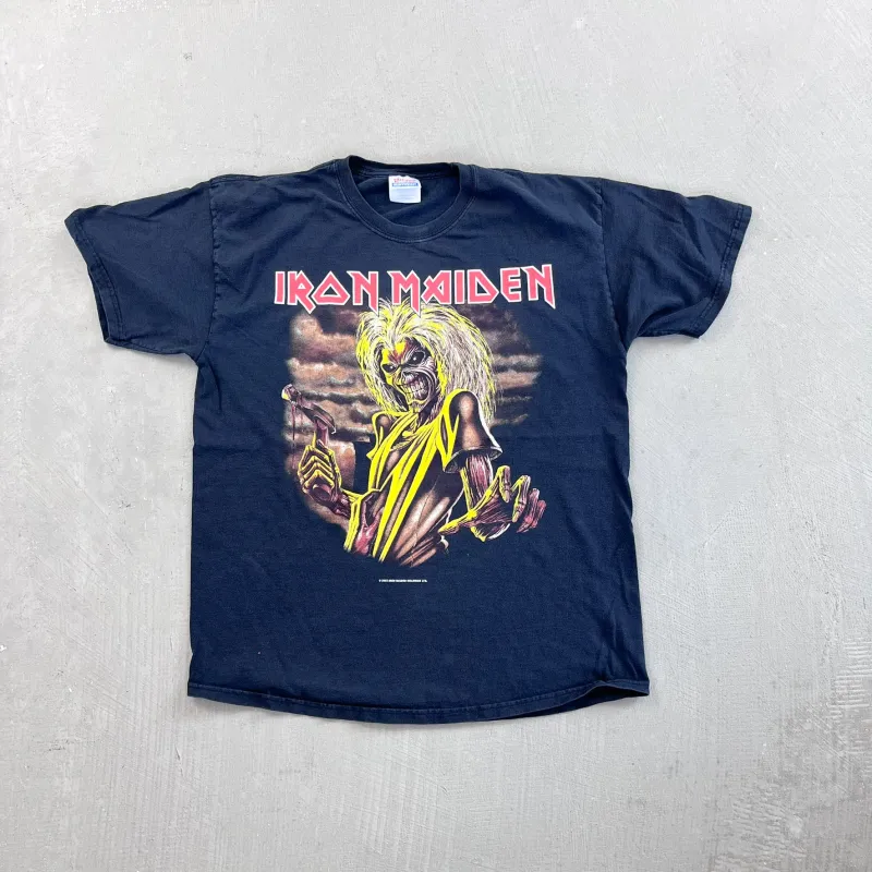 F- Vintage '03 Iron Maiden Killers Album Cover Tee sold by HG Vintage