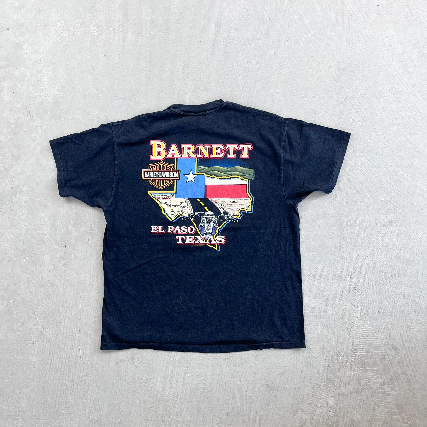 F- Vintage Harley Davidson El Paso Texas Graphic Single Stitch Tee sold by HG Vintage product image thumbnail 3