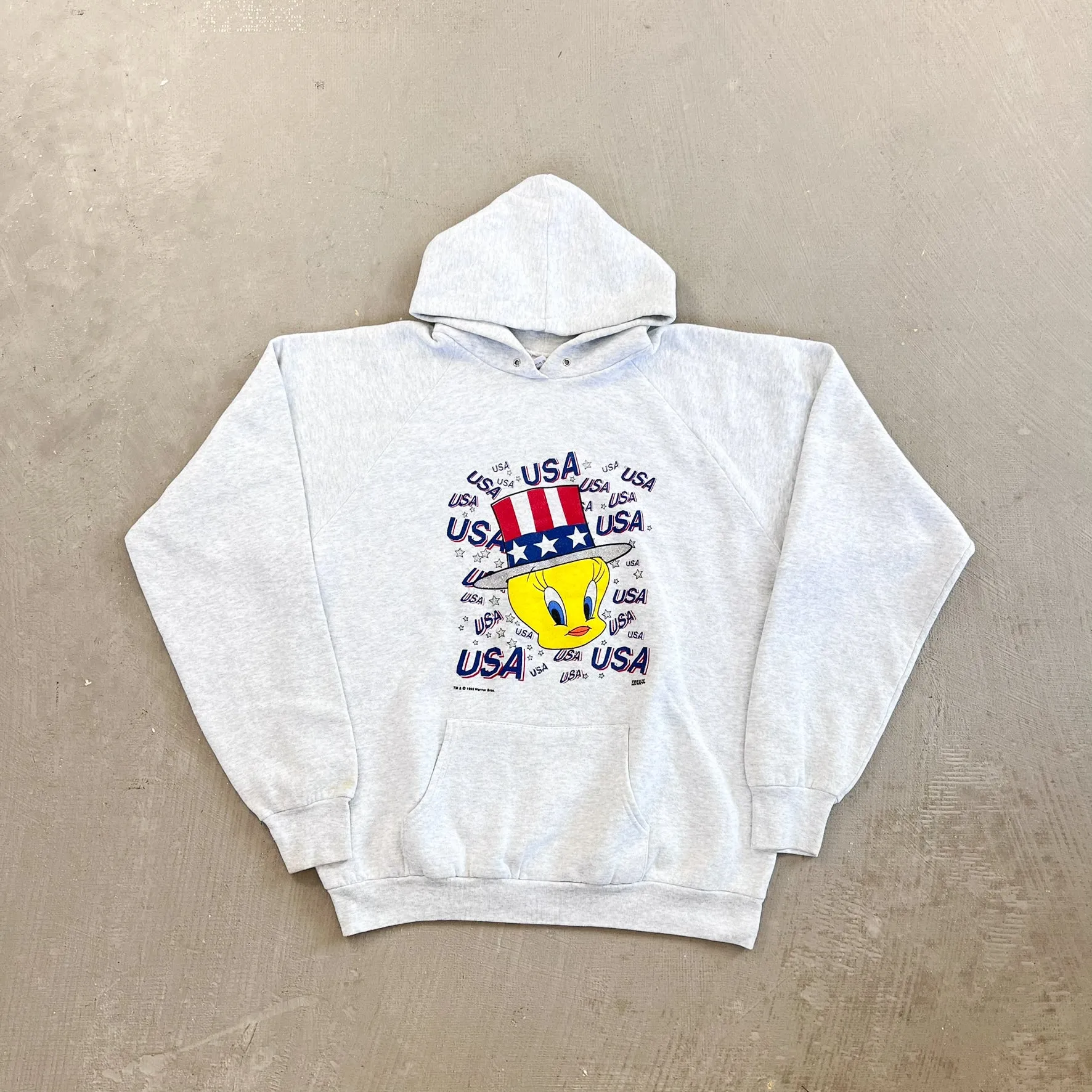F- Vintage '95 Looney Tunes Tweedy Bird USA Hoodie sold by HG Vintage