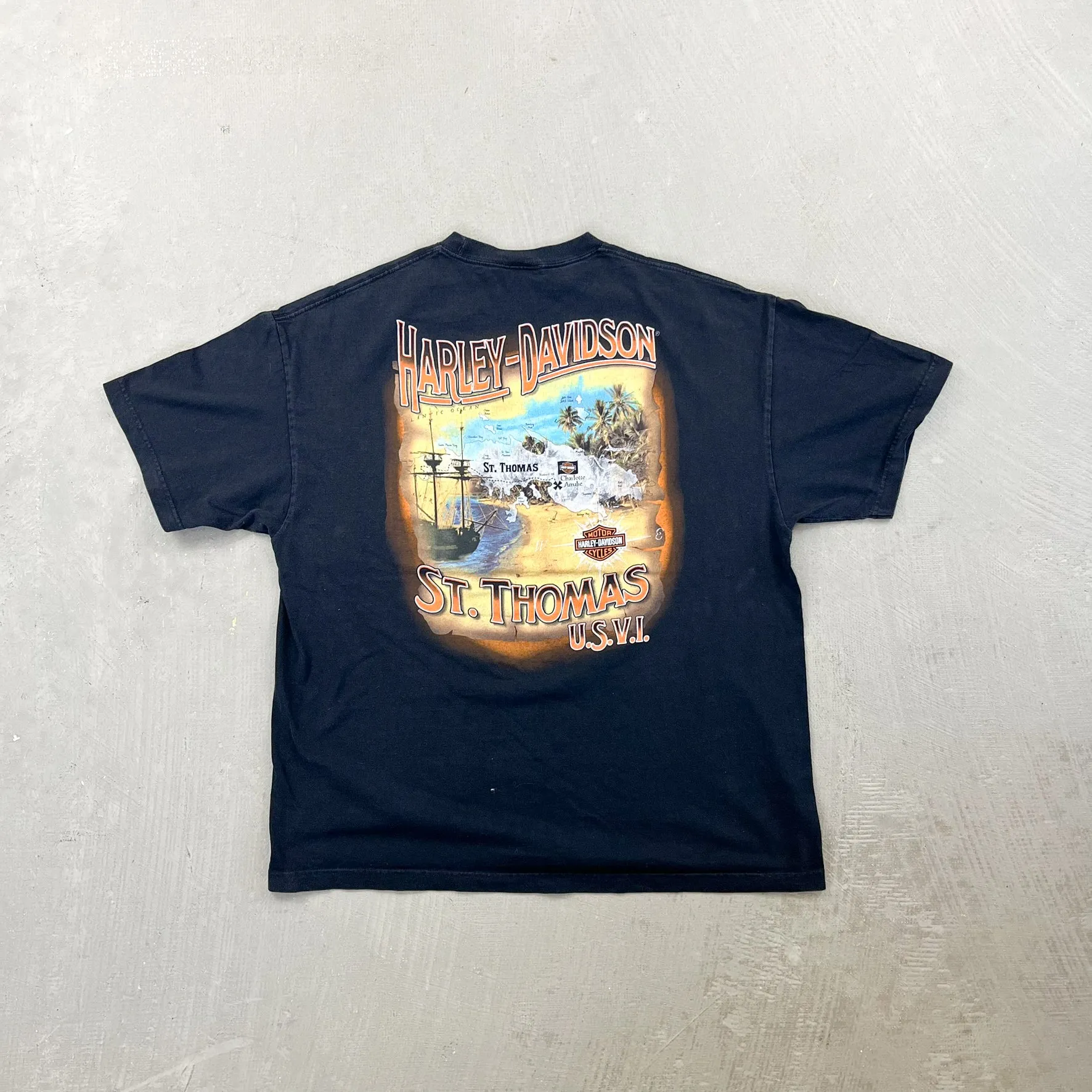 F- Harley Davidson St. Thomas Graphic Tee sold by HG Vintage product image thumbnail 3