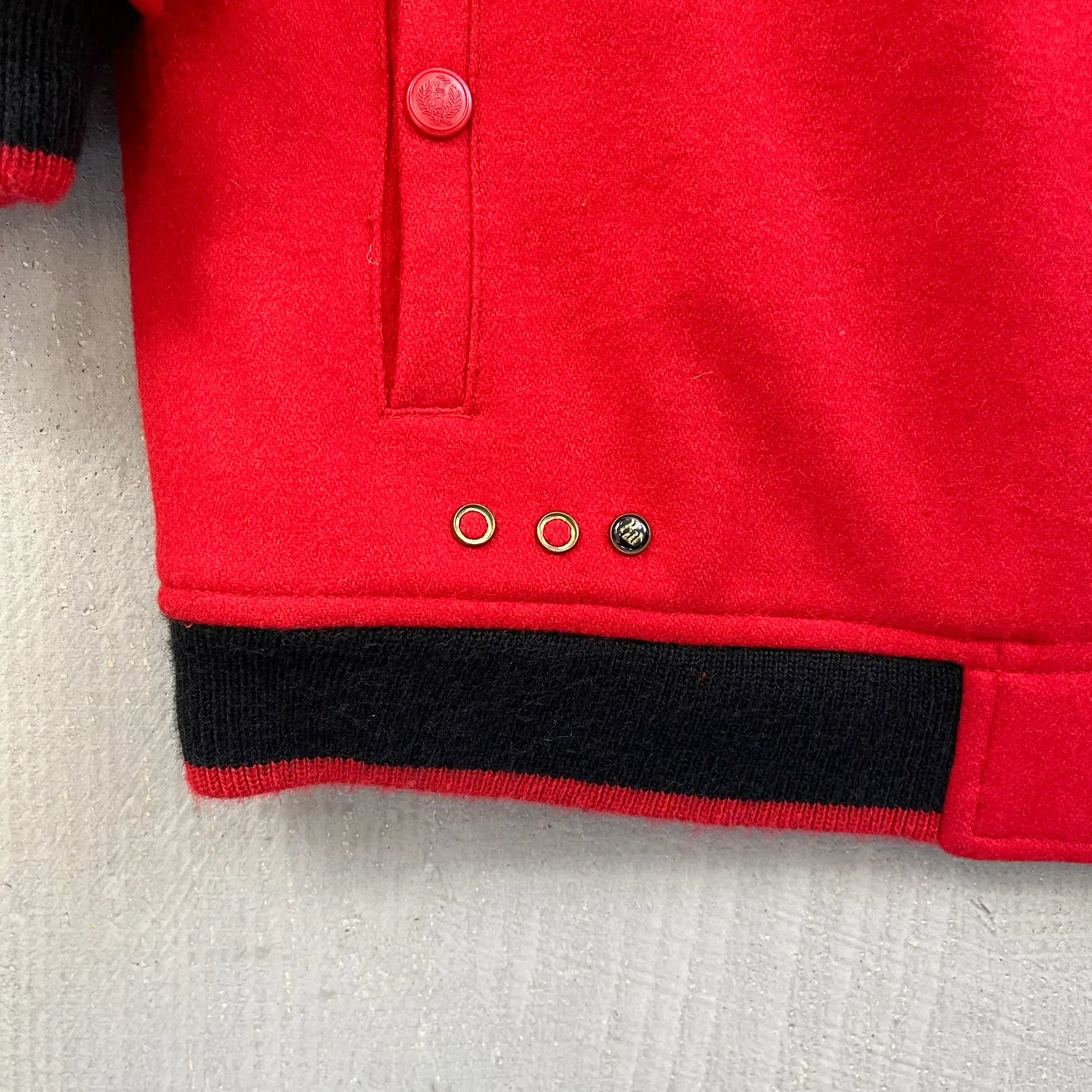 F- Vintage Rocawear Denim Co. Embroidered Text Zip Up Varsity Jacket sold by HG Vintage product image thumbnail 4