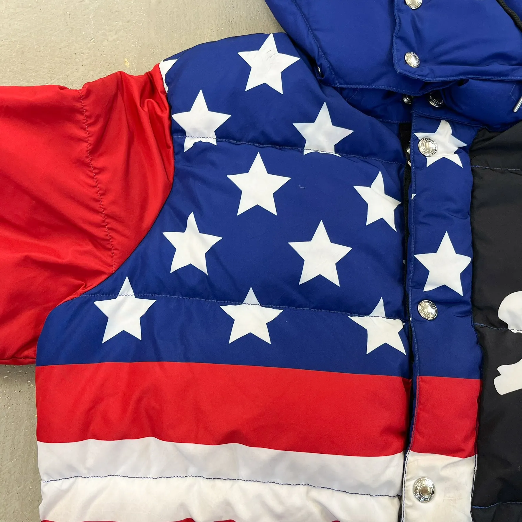 F- Polo Ralph Lauren American Flag & Ski Patchwork Heavy Hooded Winter Jacket sold by HG Vintage product image thumbnail 5