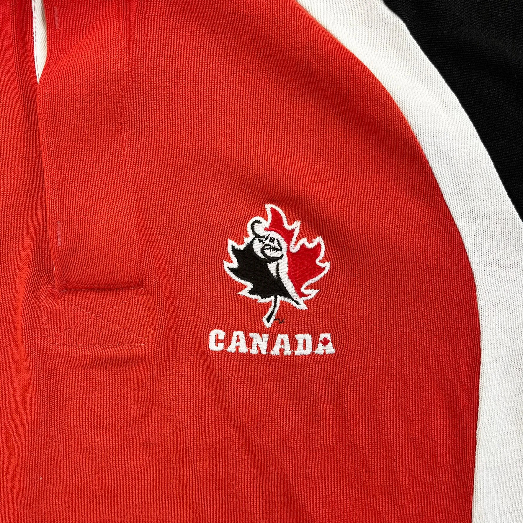 F- Team Canada Barbarian Rugby Wear Short Sleeve Rugby Shirt sold by HG Vintage product image thumbnail 3