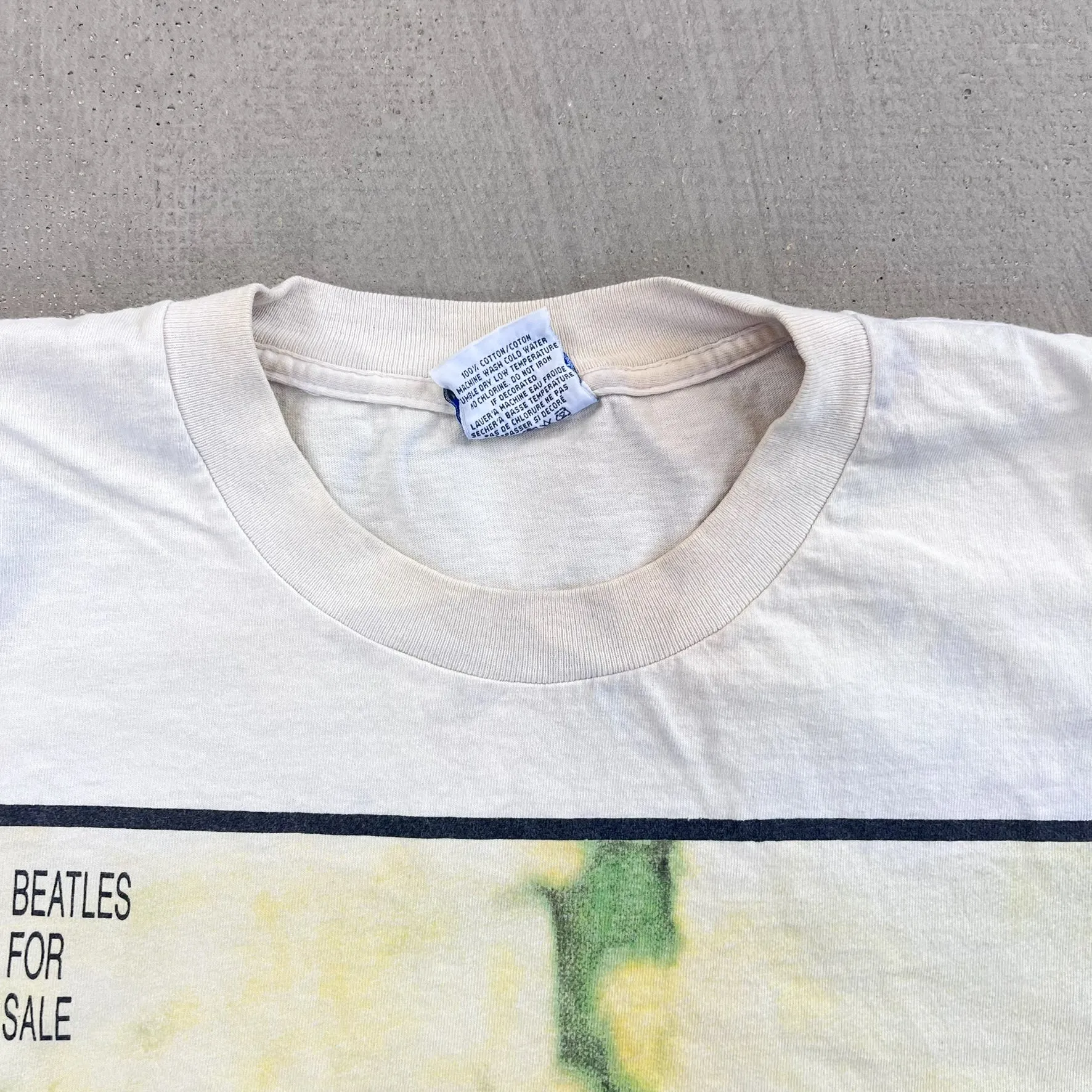 F- Vintage '93 The Beatles For Sale Picture Tee sold by HG Vintage product image thumbnail 4