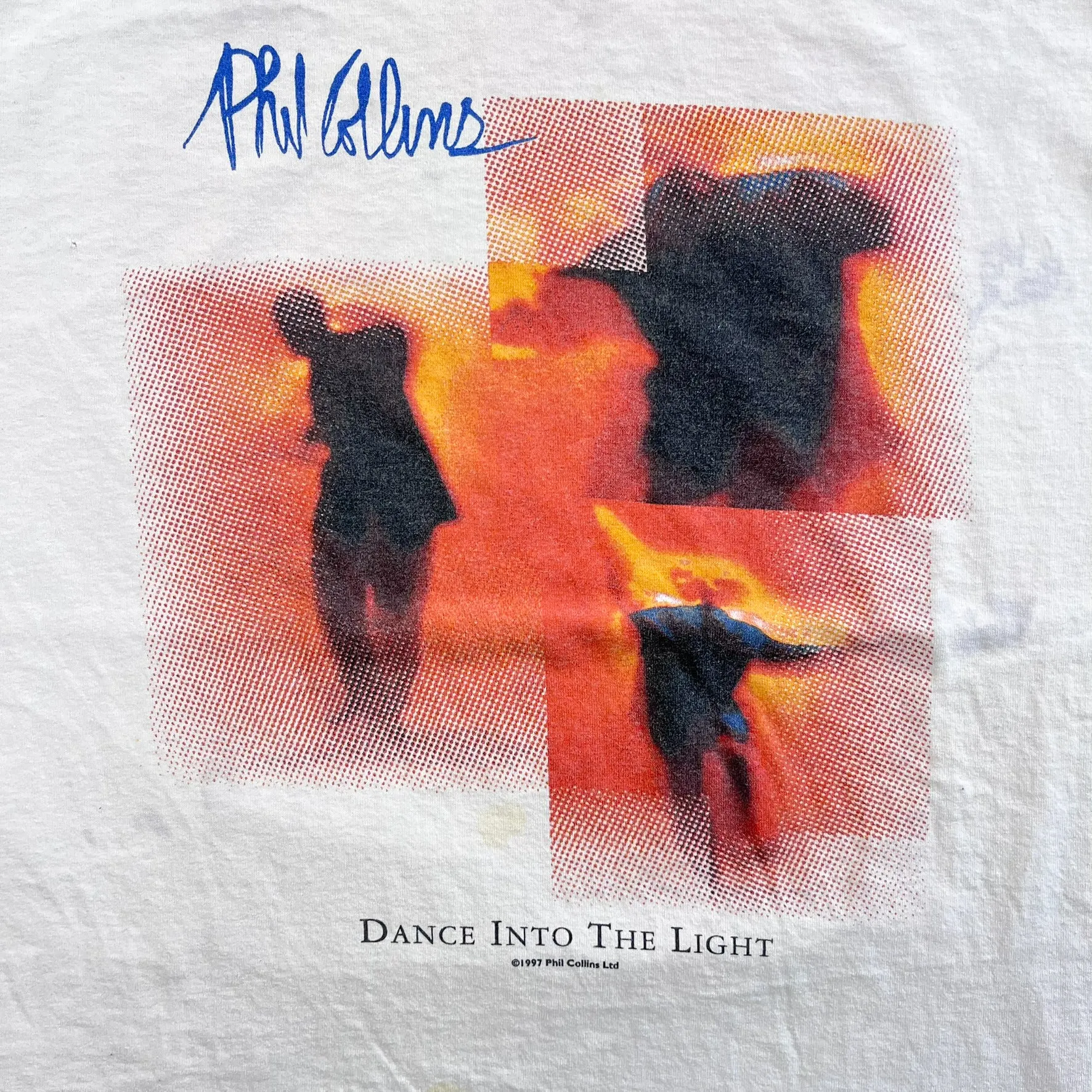F- Vintage '97 Phil Collins Dance Into The Night Tour Tee sold by HG Vintage product image thumbnail 2