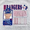 F- Vintage '91 Texas Rangers MLB Nolan Ryan Picture Single Stitch Tee sold by HG Vintage