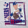 F- Vintage '91 Texas Rangers MLB Nolan Ryan Picture Single Stitch Tee sold by HG Vintage