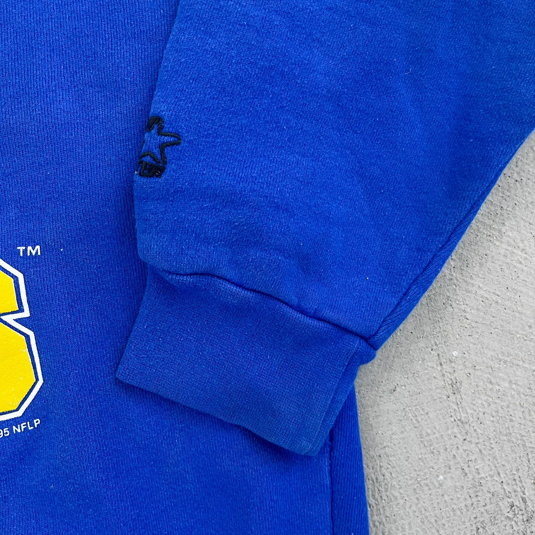 F- Vintage '95 St Louis Rams NFL Starter Embroidered Text Crewneck sold by HG Vintage product image thumbnail 5