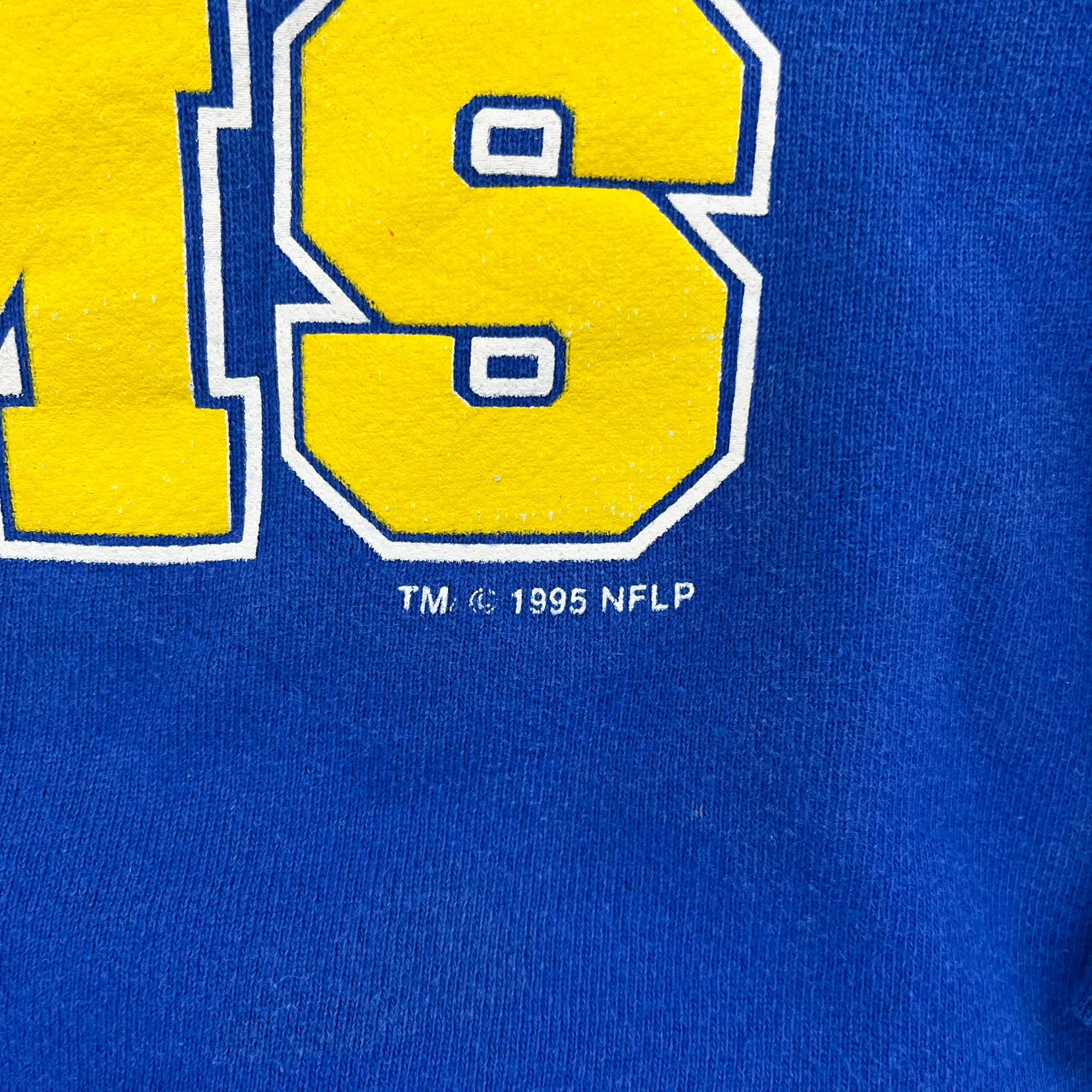 F- Vintage '95 St Louis Rams NFL Starter Embroidered Text Crewneck sold by HG Vintage product image thumbnail 3