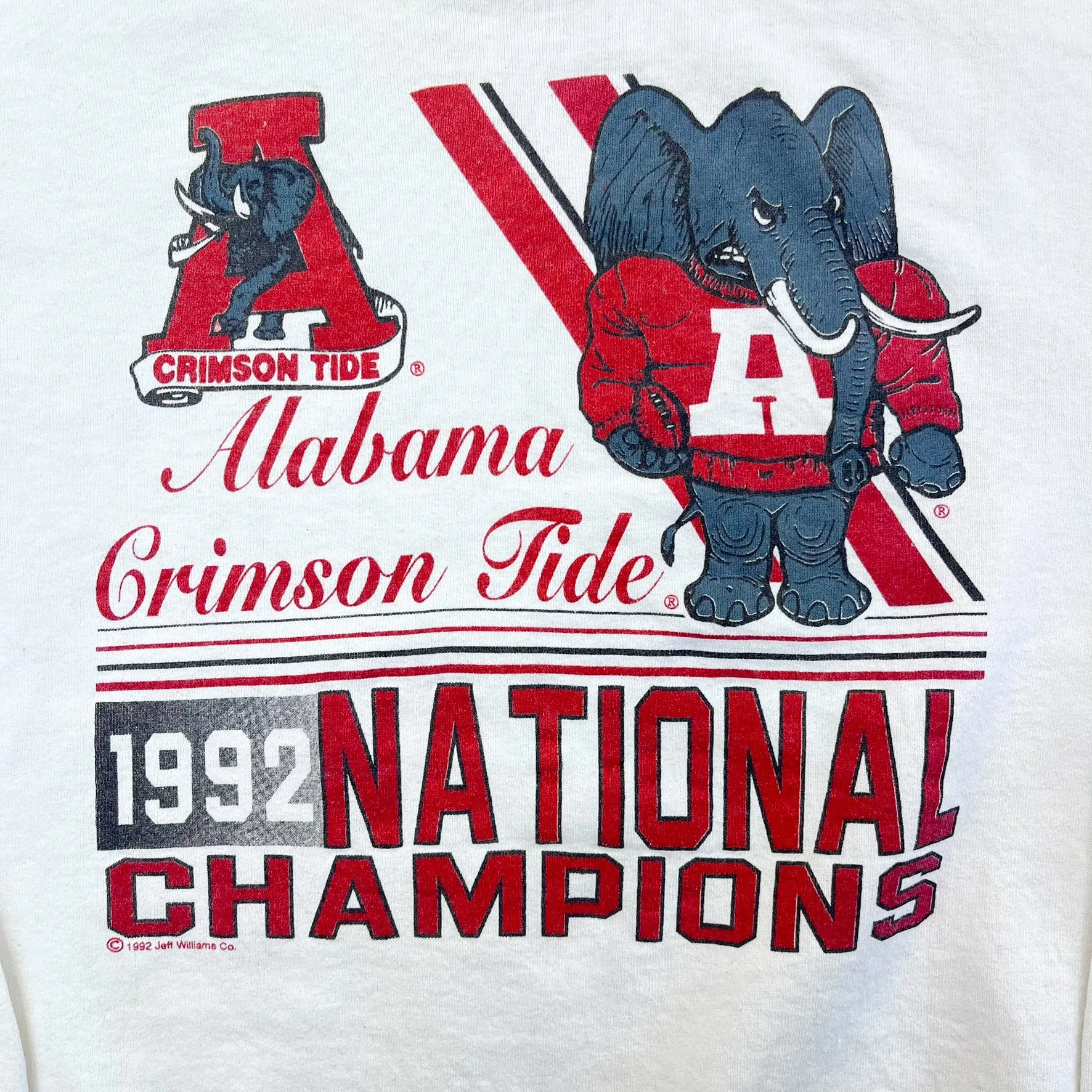 F- Vintage '92 University Of Alabama Crimson Tide National Champions Crewneck sold by HG Vintage product image thumbnail 2