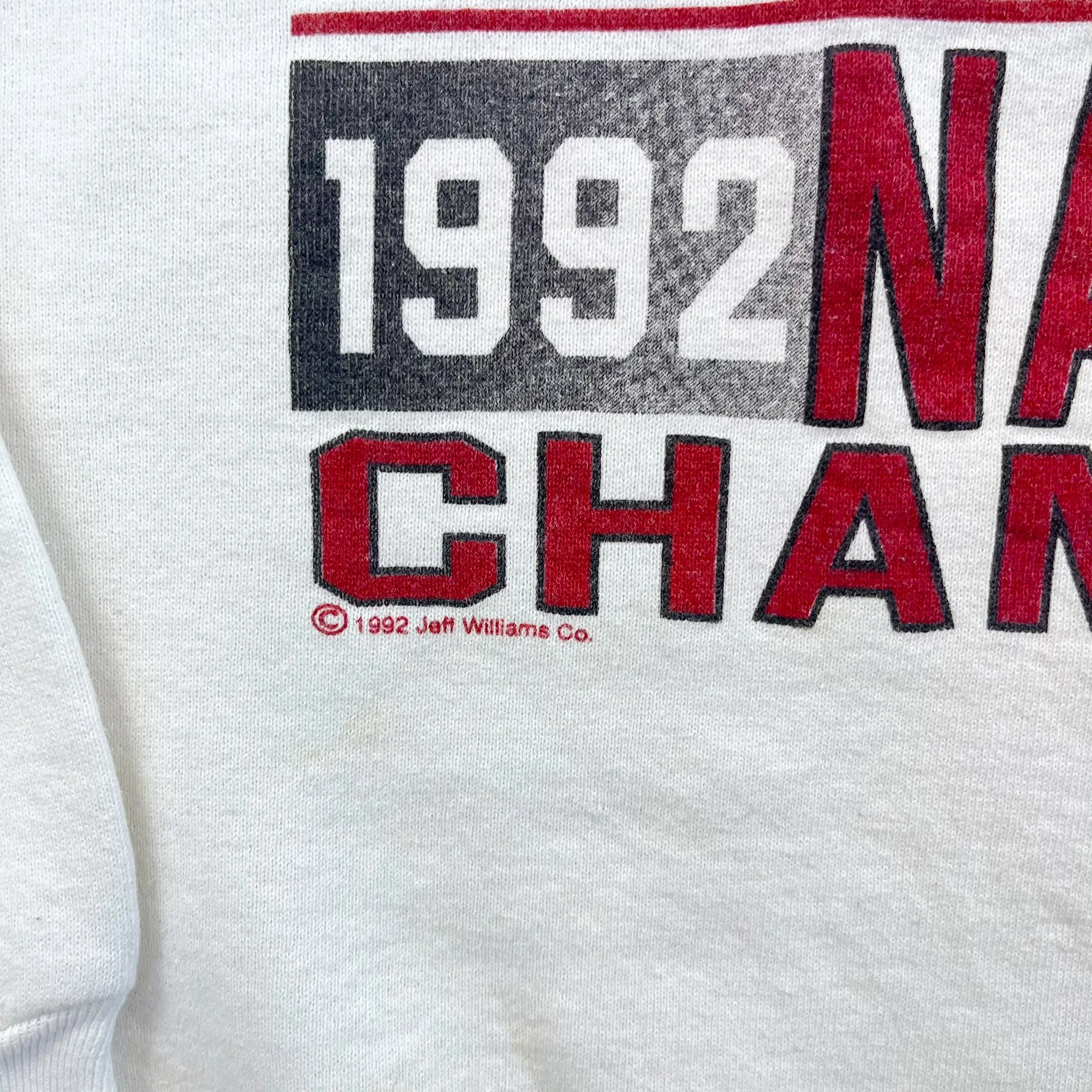 F- Vintage '92 University Of Alabama Crimson Tide National Champions Crewneck sold by HG Vintage product image thumbnail 3