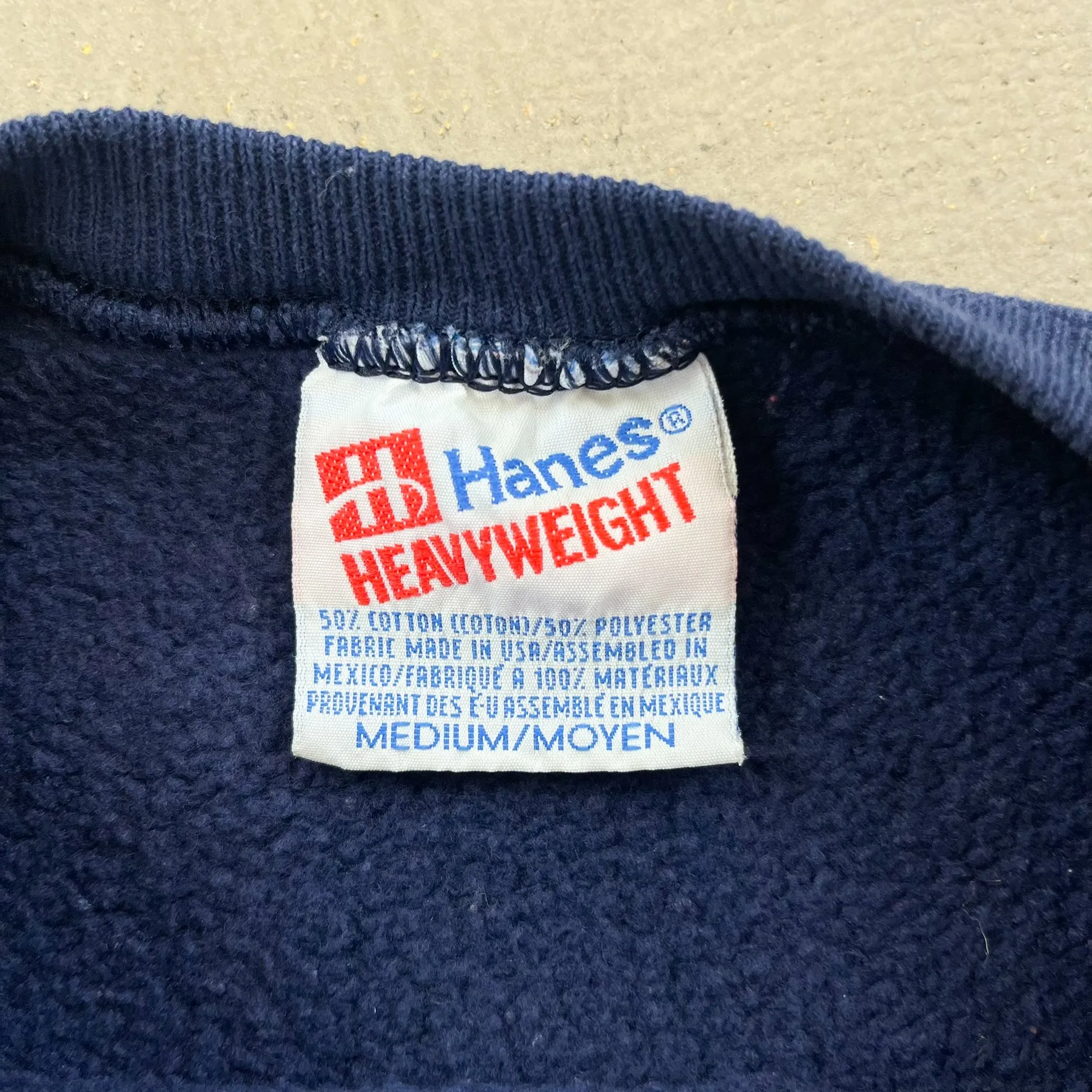 F- Vintage Birmingham Young University Mascot & Text Hanes Heavyweight Crewneck sold by HG Vintage product image thumbnail 3