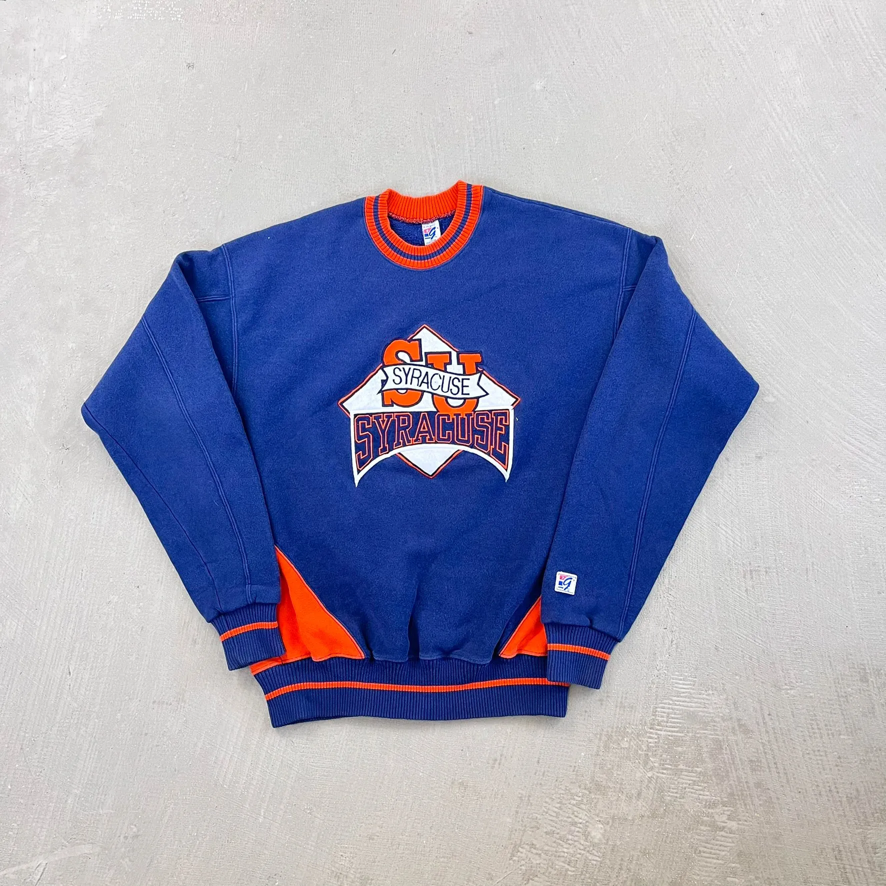 F- Vintage Syracuse University Embroidered Text Crewneck sold by HG Vintage