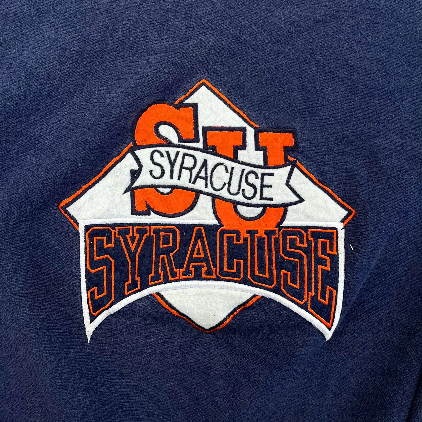 F- Vintage Syracuse University Embroidered Text Crewneck sold by HG Vintage product image thumbnail 2