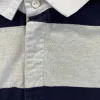 F- Vintage LL Bean Grey/Navy Stripped Rugby Shirt sold by HG Vintage